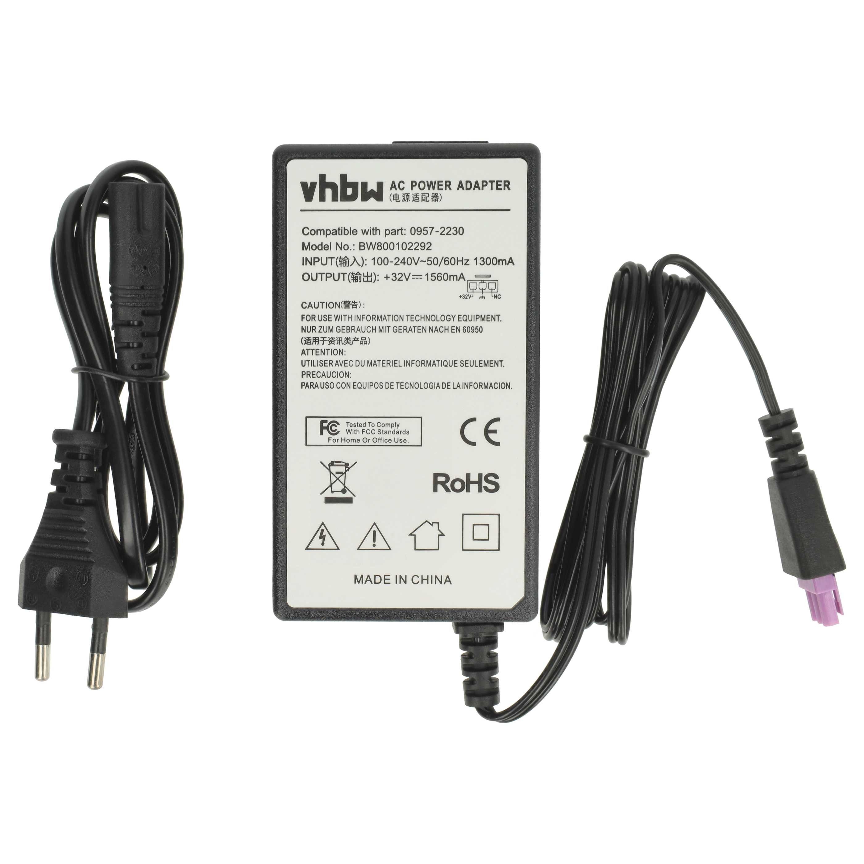 vhbw Netzteil passend für HP Deskjet 6940, 6520, 6540, 5850, 5652, 6500, Netzteil