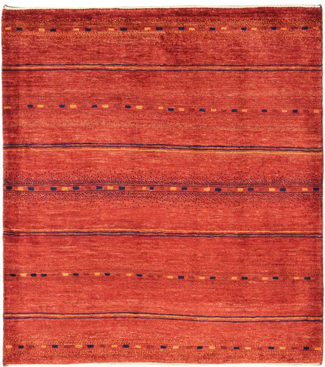 Orientteppich Ghashghai Suzanibaft 101x113 Handgeknüpfter Orientteppich, Nain Trading, rechteckig, Höhe: 12 mm