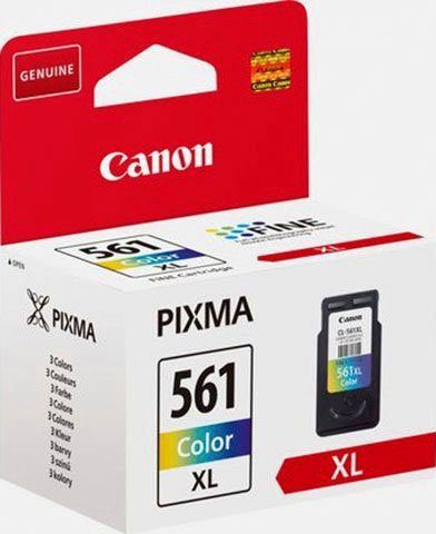 Canon CL-561XL Tintenpatrone (Packung, original Druckerpatrone 561 cyan/magenta/gelb XL)