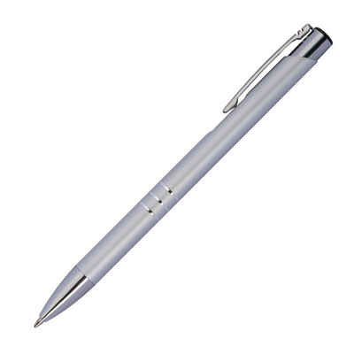 Livepac Office Kugelschreiber 100 Kugelschreiber aus Metall / Farbe: silber