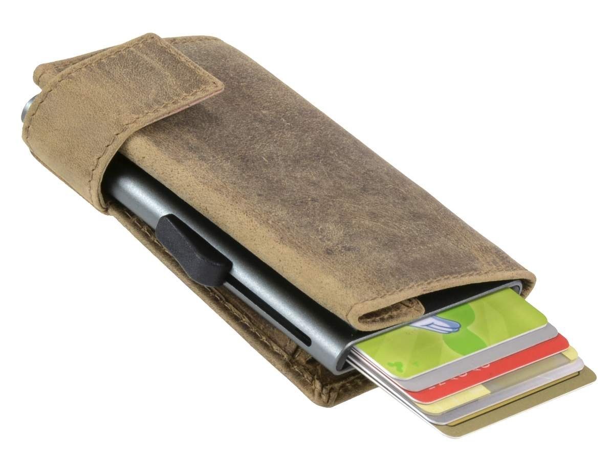 Schutz Kartenetui SW1, Kartenbörse, Geldbörse RFID hunter Münzfach Alucase, Minibörse, und SecWal