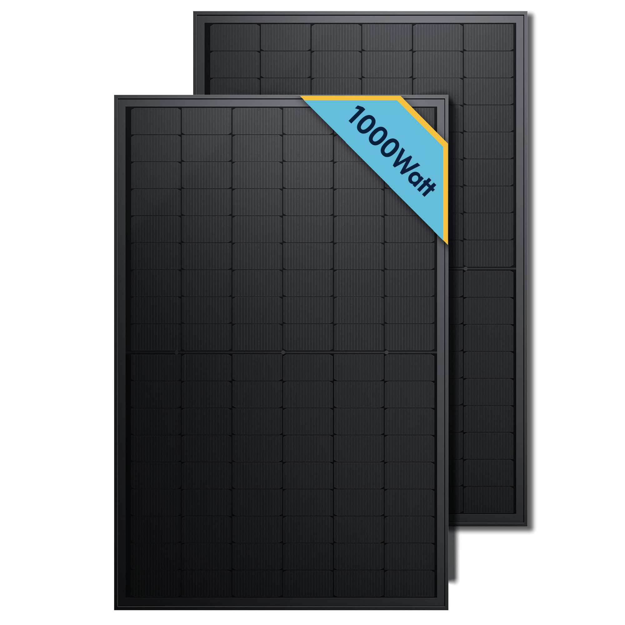 SolarMars Solarmodul 450/500/900/1000Bifazial Glas Solarpanel für Balkonkraftwerke, (PV Modul, 2-St)
