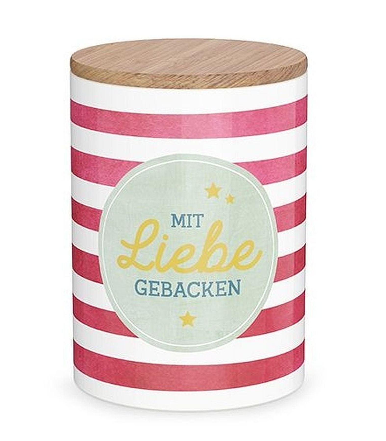 La Vida Vorratsdose Vorratsdose Plätzchendose Weihnachten Mit Liebe Gebacken Rot Weiß La