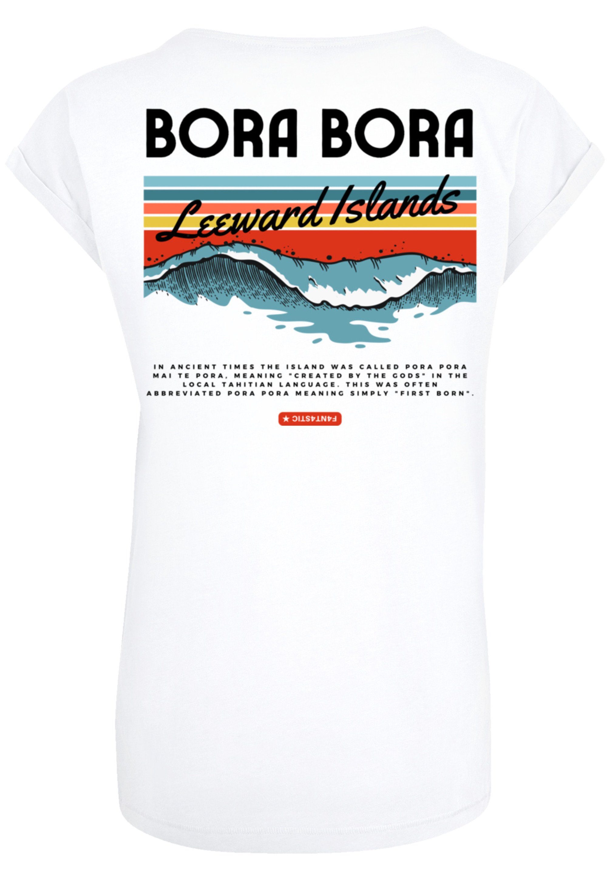 F4NT4STIC T-Shirt PLUS Print, groß M Das Model Island Bora Größe trägt und Leewards cm ist Bora SIZE 170