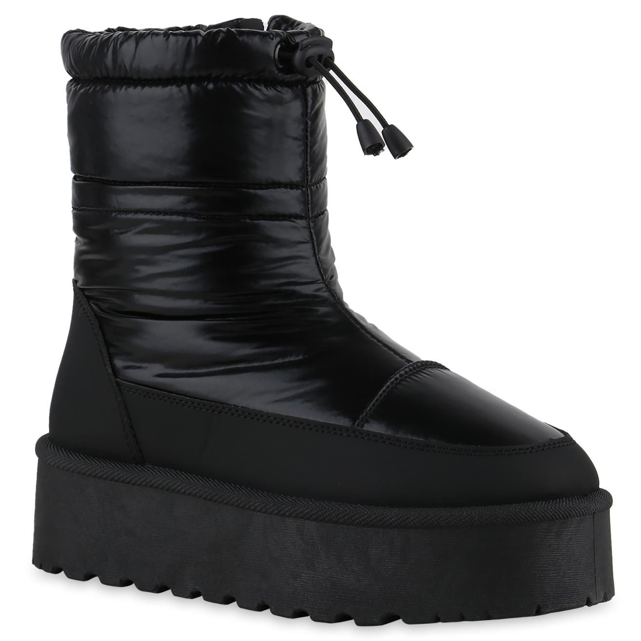 VAN HILL 841496 Winterstiefelette Damen Warm Gefütterte Winter Boots Stiefe günstig online kaufen