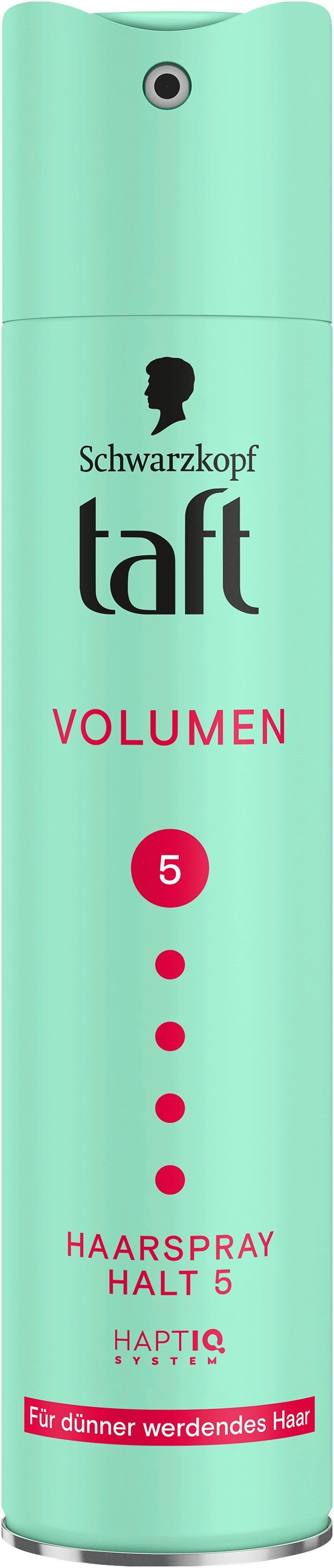 Taft Haarspray Schwarzkopf, Volumen für dünner werdende Haar, 1x 250ml, 1-tlg., Haltegrad 5, HAPTIQ-System