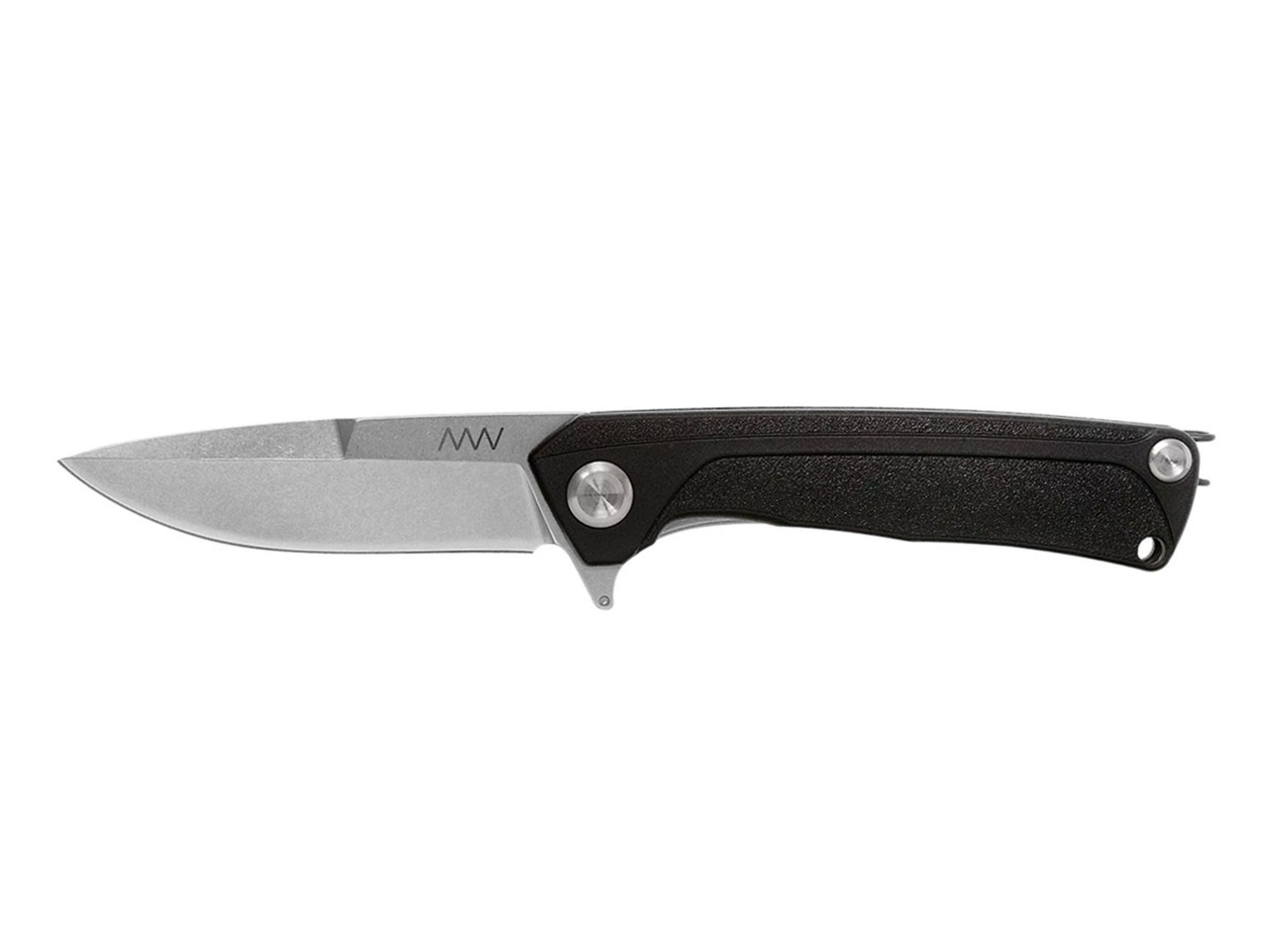 ACTA NON VERBA KNIVEs Taschenmesser Acta Non Verba Z100 Stonewash GRN Schwarz ANVZ100-047
