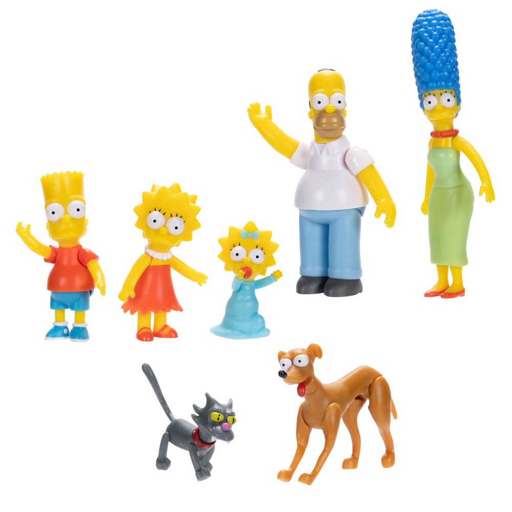 Jakks Pacific Merchandise-Figur Simpsons Minifiguren 7er-Pack 6 cm