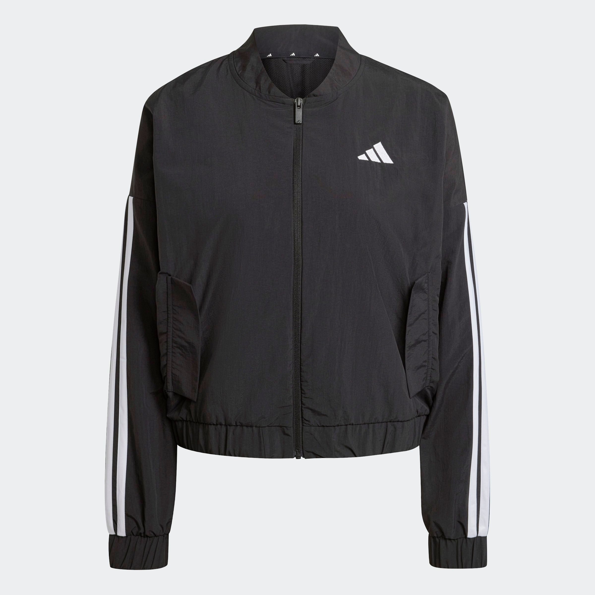 Bomberjacke ESSENTIALS 3-STREIFEN LIFESTYLE WOVEN