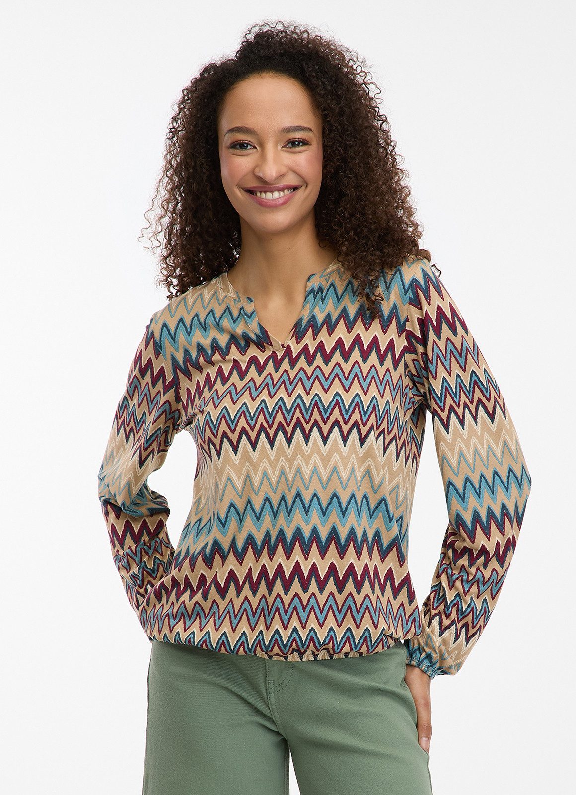 Ragwear Langarmshirt SANTICA PRINT günstig online kaufen