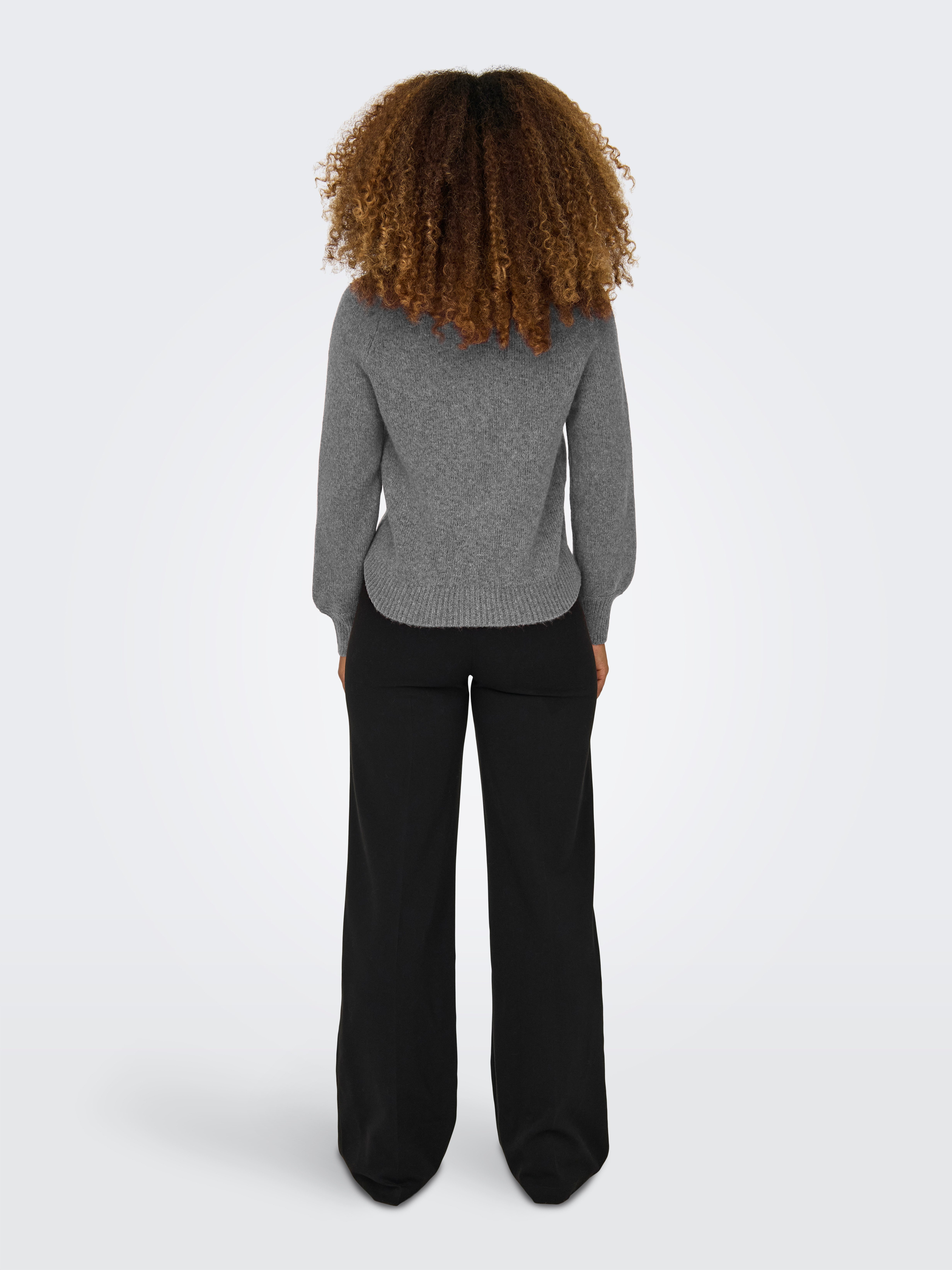 ONLY Rundhalspullover ONLEMMA LS BUTTON ONECK günstig online kaufen