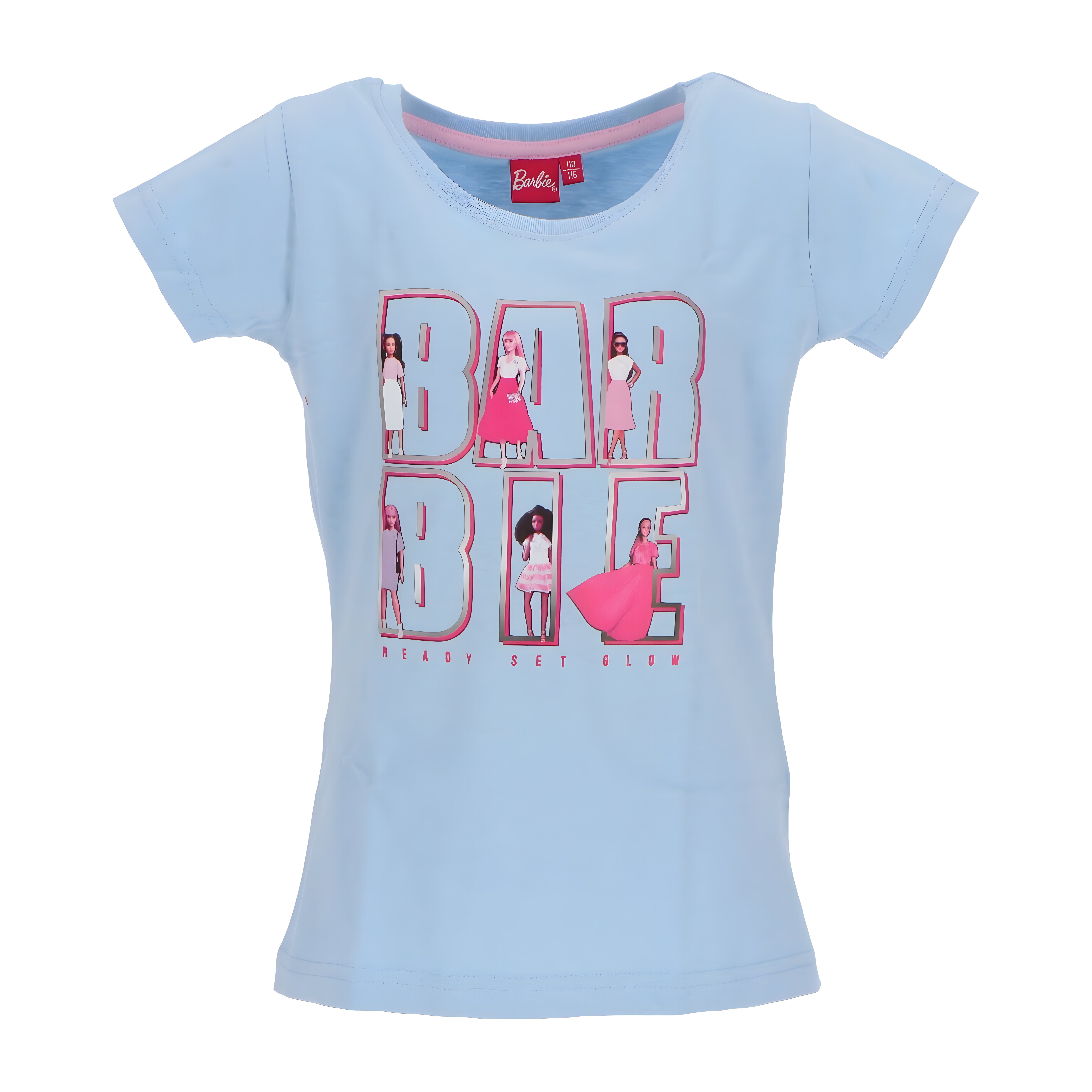 Barbie Print-Shirt Barbie and Friends 2-er Set Mädchen T-Shirt Shirt (Spar-Set, 2er-Pack) 100% Baumwolle, Gr. 110 bis 152