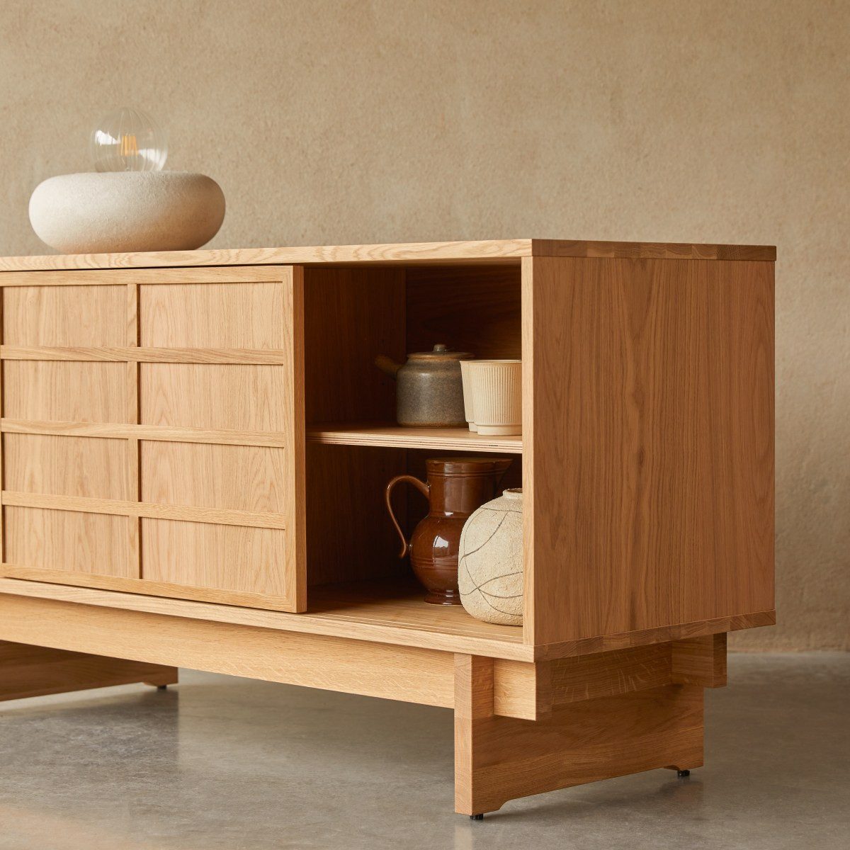 Tikamoon Sideboard Sideboard Miu aus Eiche 135