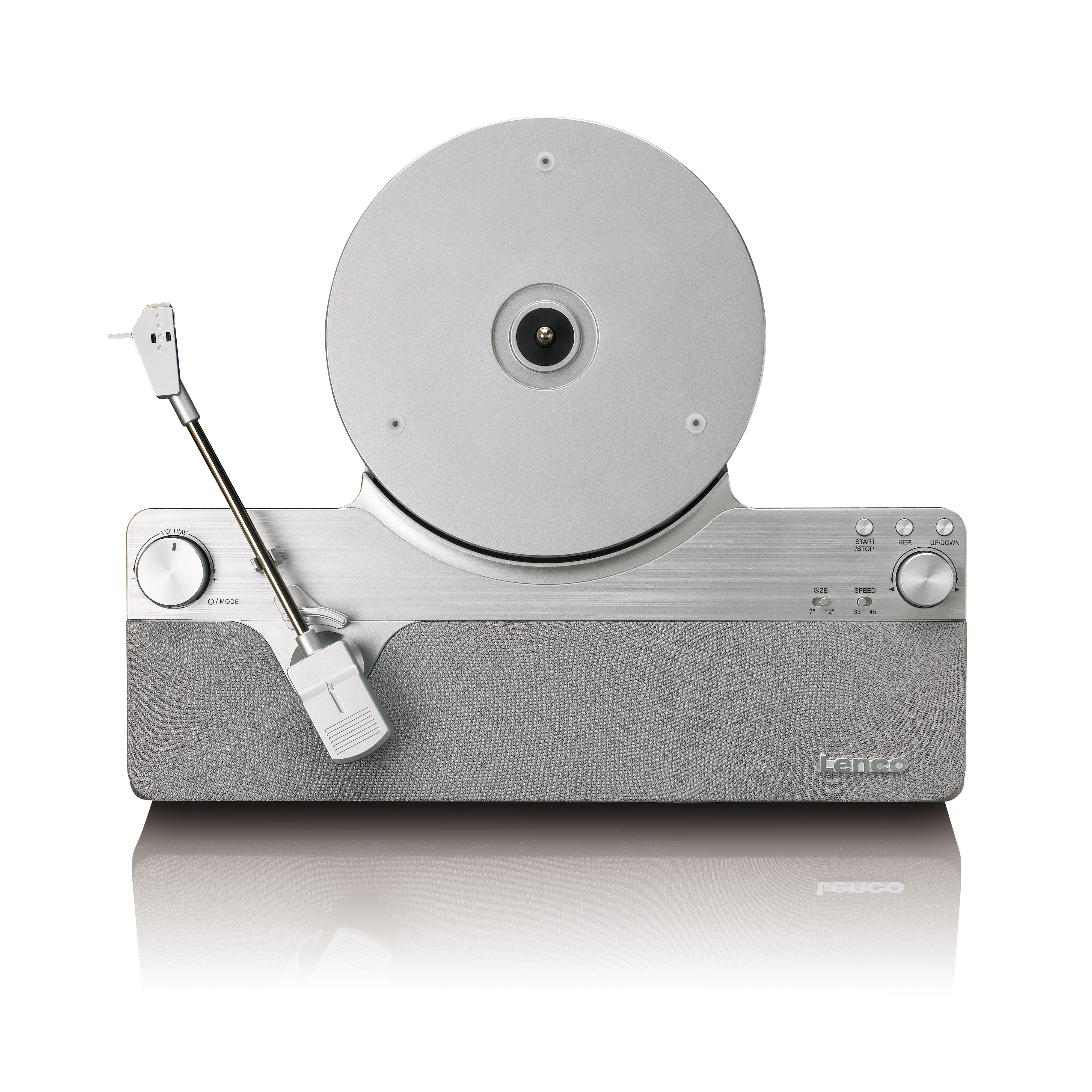 Lenco LSA-071SI Plattenspieler (Riemenantrieb, Bluetooth®, Bluetooth 5.3, Riemenantrieb, einfache Bedienung für Vinyl-Liebhaber)