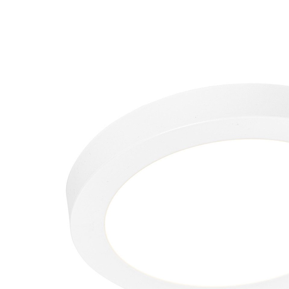 Qazqa LED Einbaustrahler 105157, Dimmbar, LED fest integriert, Extra-Warmweiß
