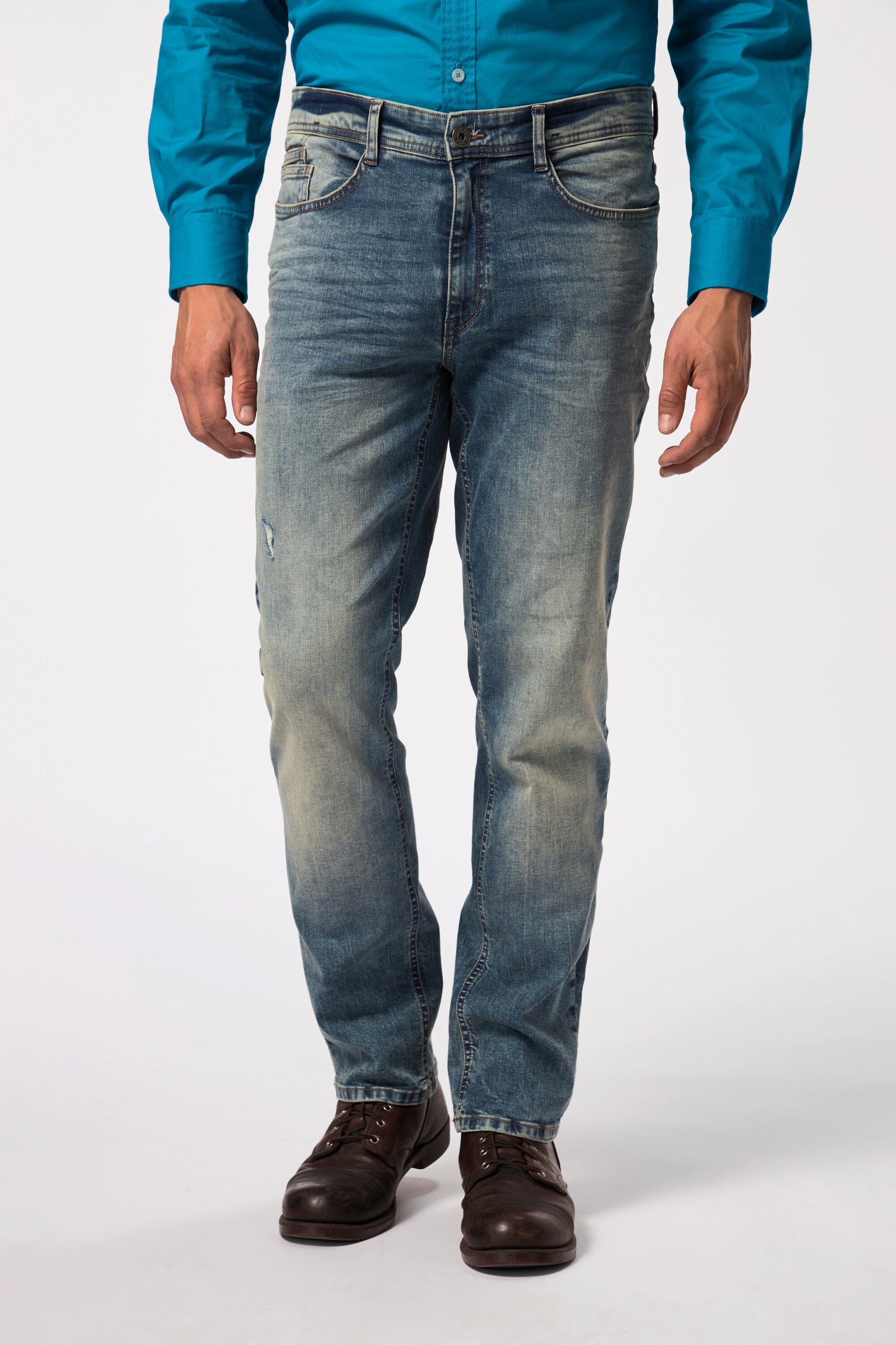 JP1880 5-Pocket-Jeans Jeans FLEXNAMIC® Bauchfit Denim Straight Fit günstig online kaufen
