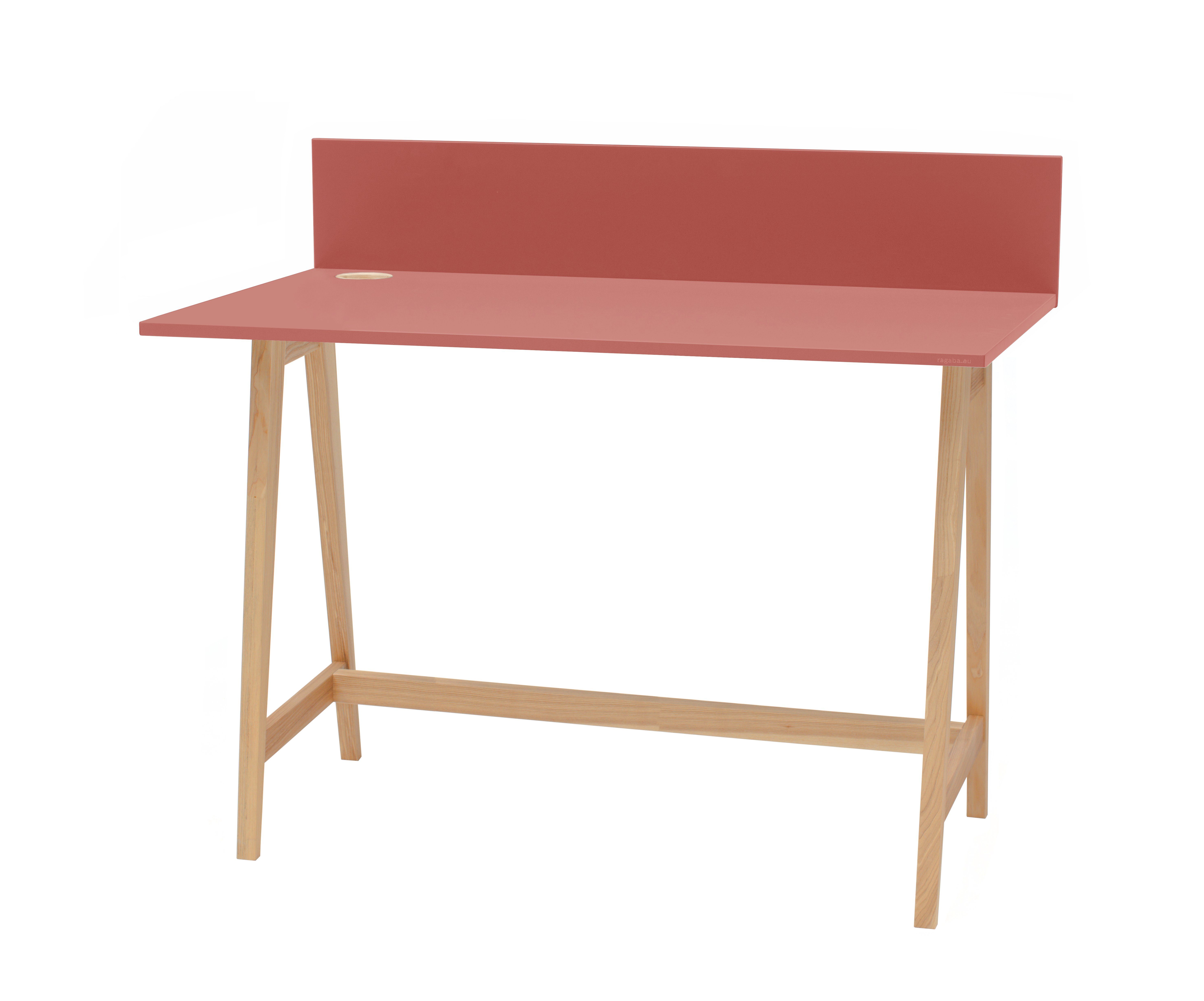 Eschenholz Bunter Siblo - Schreibtisch (Kinderschreibtisch ohne - - Schublade) Rosa Tony Schublade Tony ohne MDF-Platte - Kinderschreibtisch - Kinderzimmer Schreibtisch