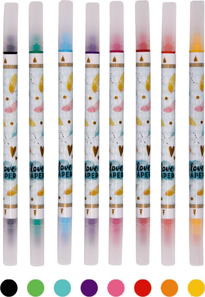Faserstift Handlettering-Doppelfaserstifte - I love Paper