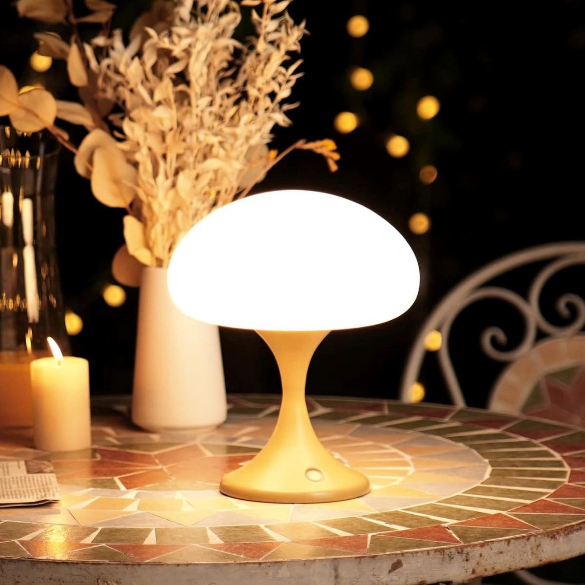 EVERY LED Tischleuchte Pilzlampe Nachttischlampe Touch-Funktion Aufladbar D günstig online kaufen