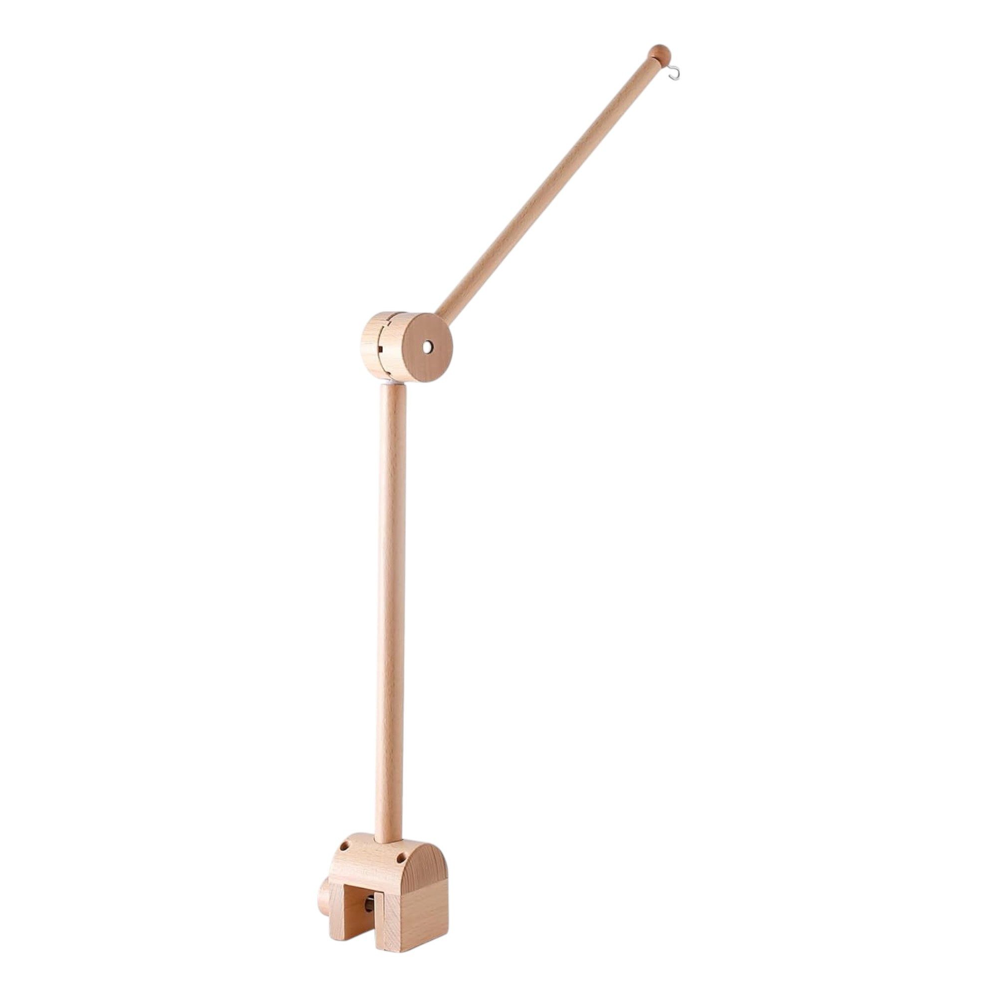 Zayno Mobile Mobilehalterung aus Holz 70cm, (Set, 1-tlg., Hervorragendes Geschenk zur Geburt), Unterstützt das Einschlafen deines Babys.
