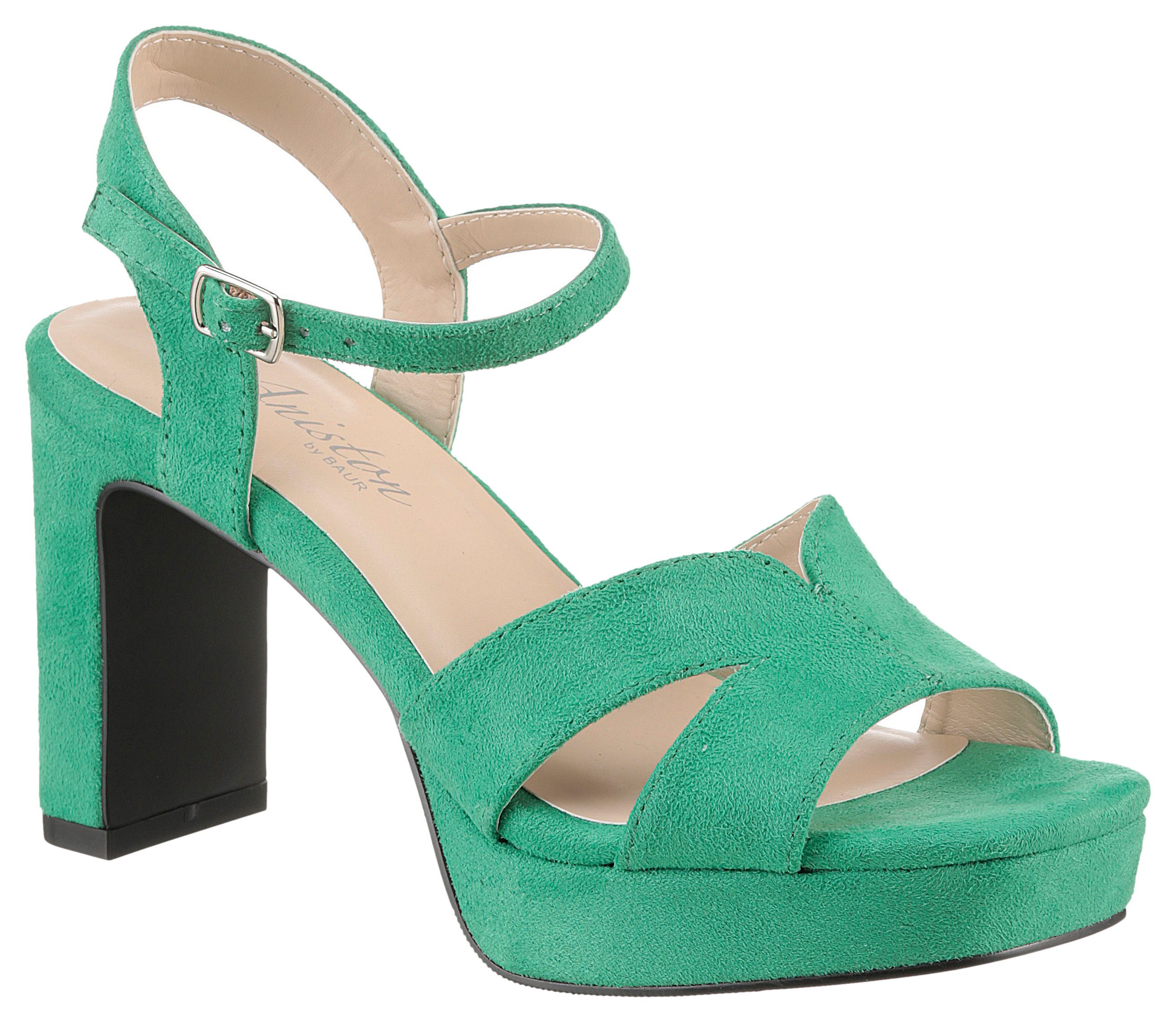 Aniston SHOES High-Heel-Sandalette, Sommerschuh, Abendsandale, Plateau günstig online kaufen