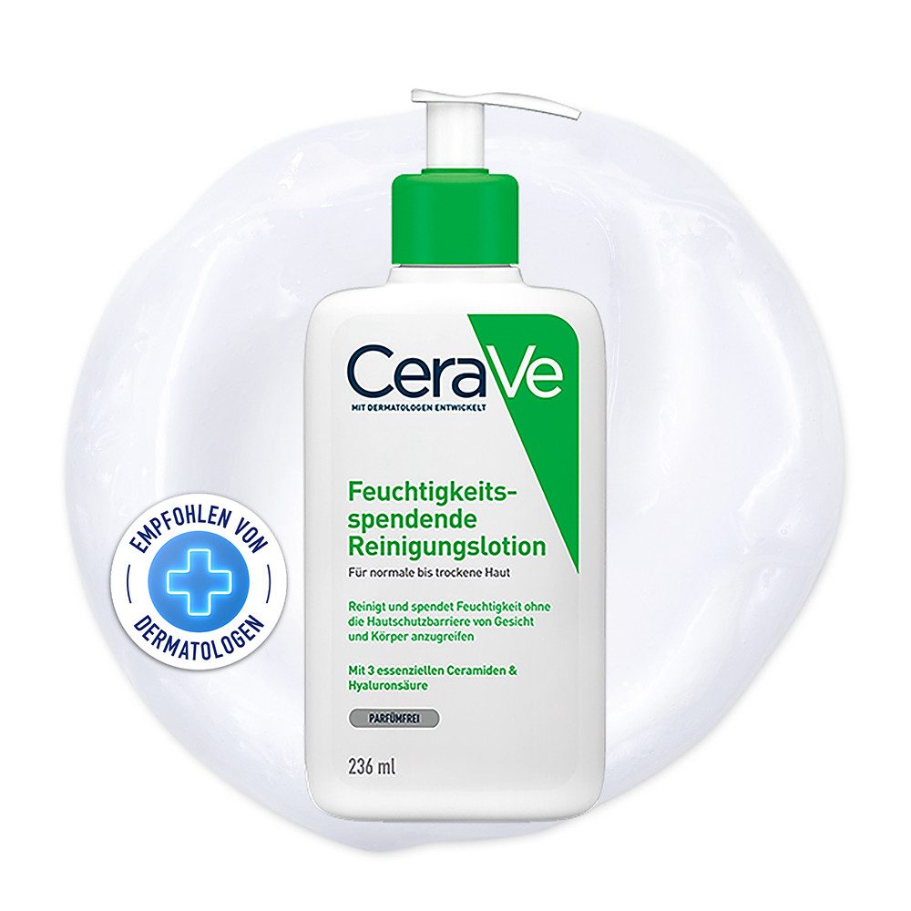 Cerave Körperpflegemittel Feuchtigkeitsspendende Reinigungslotion, 1-tlg.