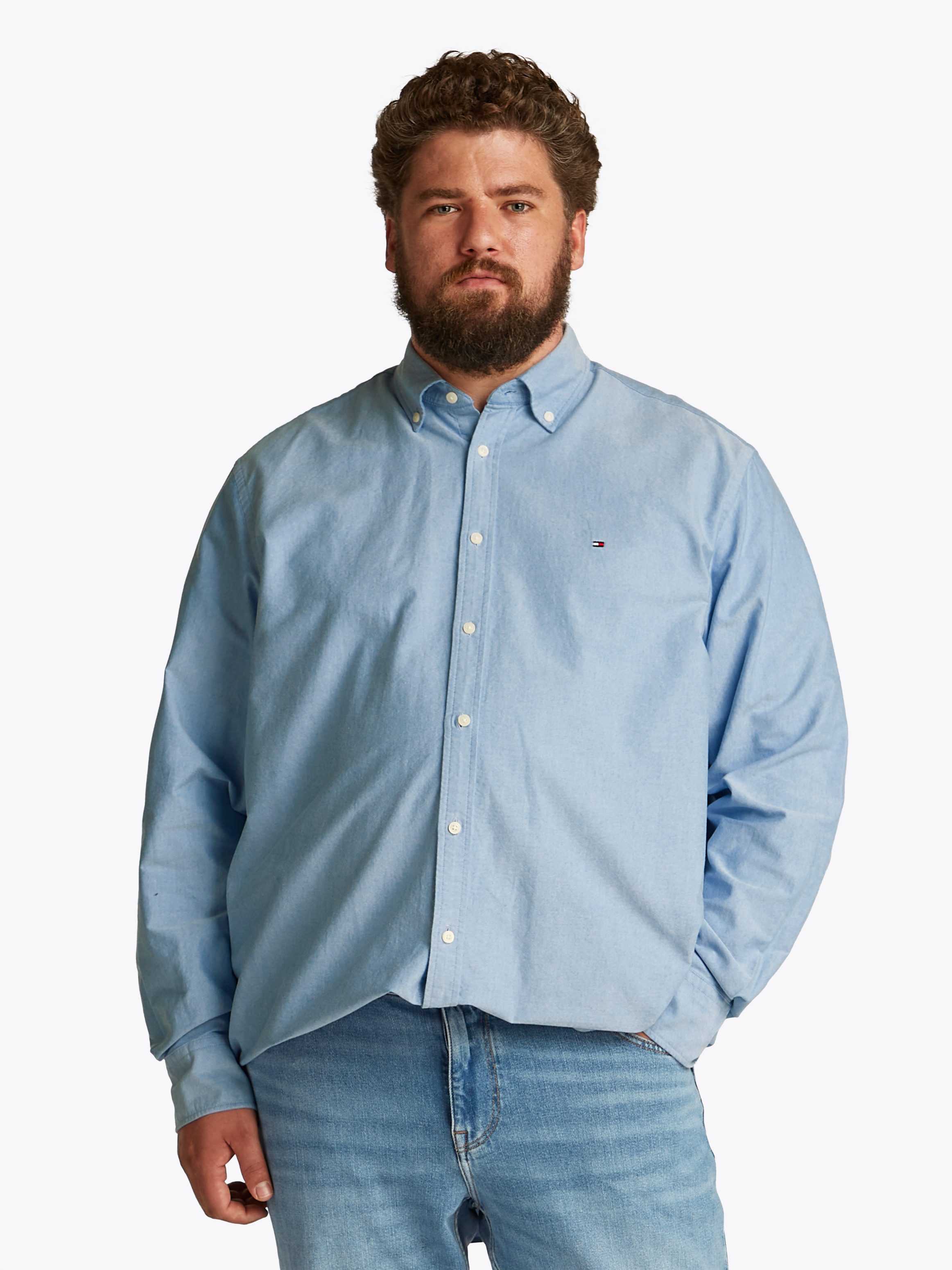 Tommy Hilfiger Big & Tall Langarmhemd günstig online kaufen