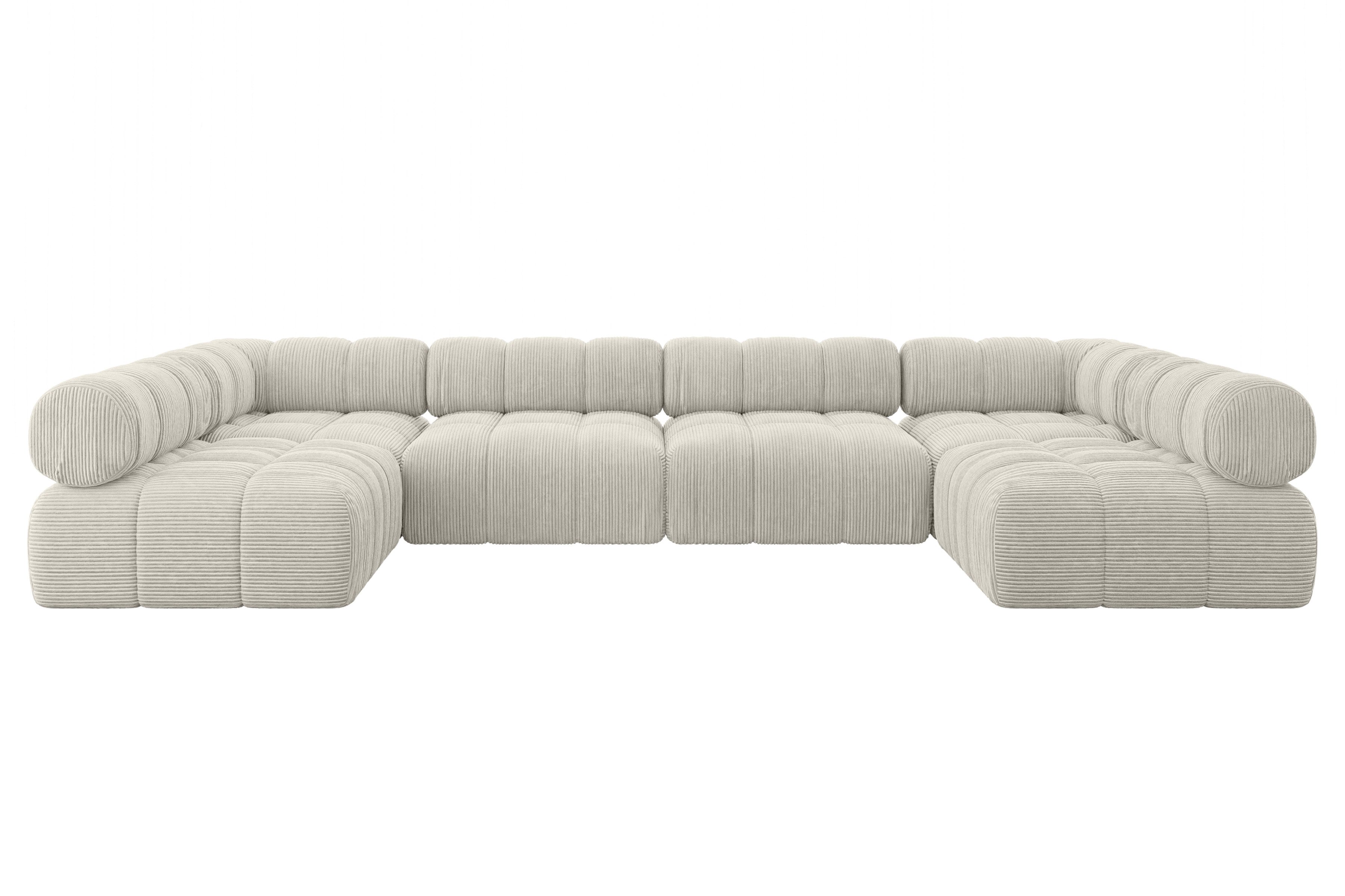 ALTDECOR Wohnlandschaft Garvo-U2, Corner Sofa U-Form günstig online kaufen