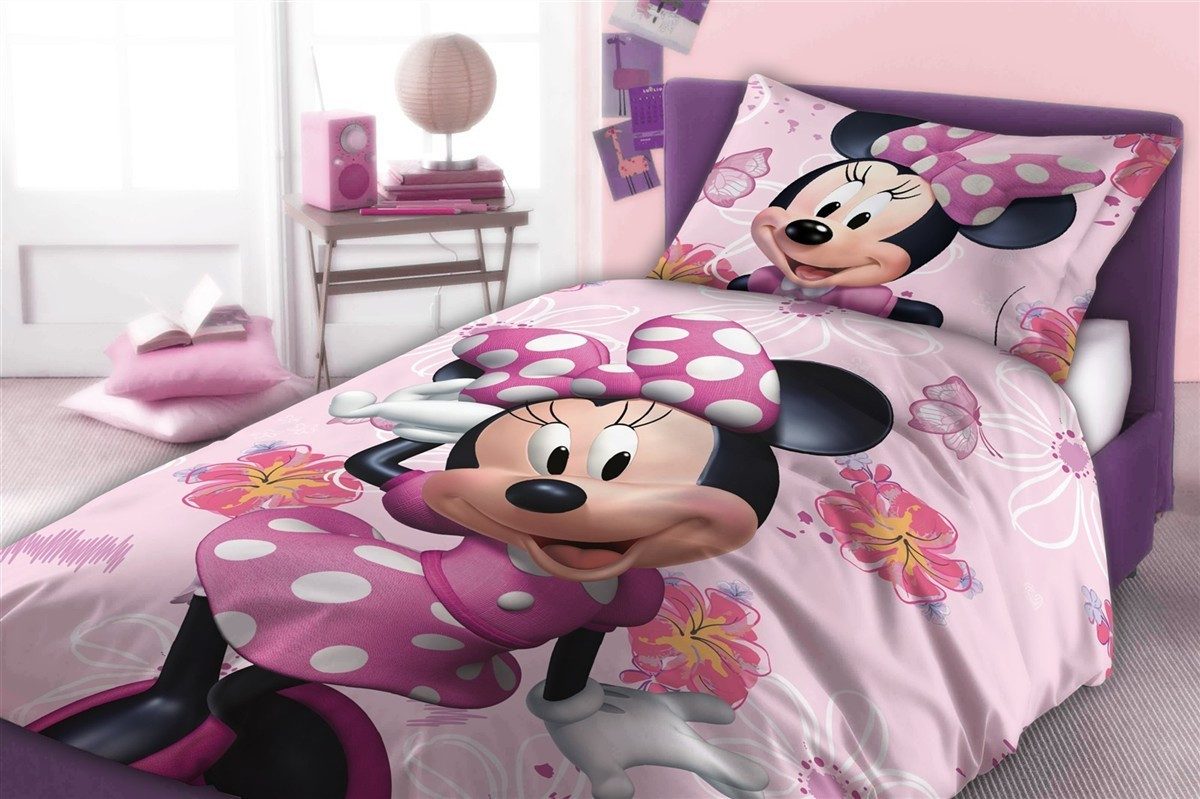 Disney Minnie Mouse Bettwäsche Disney Minnie Mouse Bettwäsche „Happy Day“ 160x200 + 70x80, 100 %