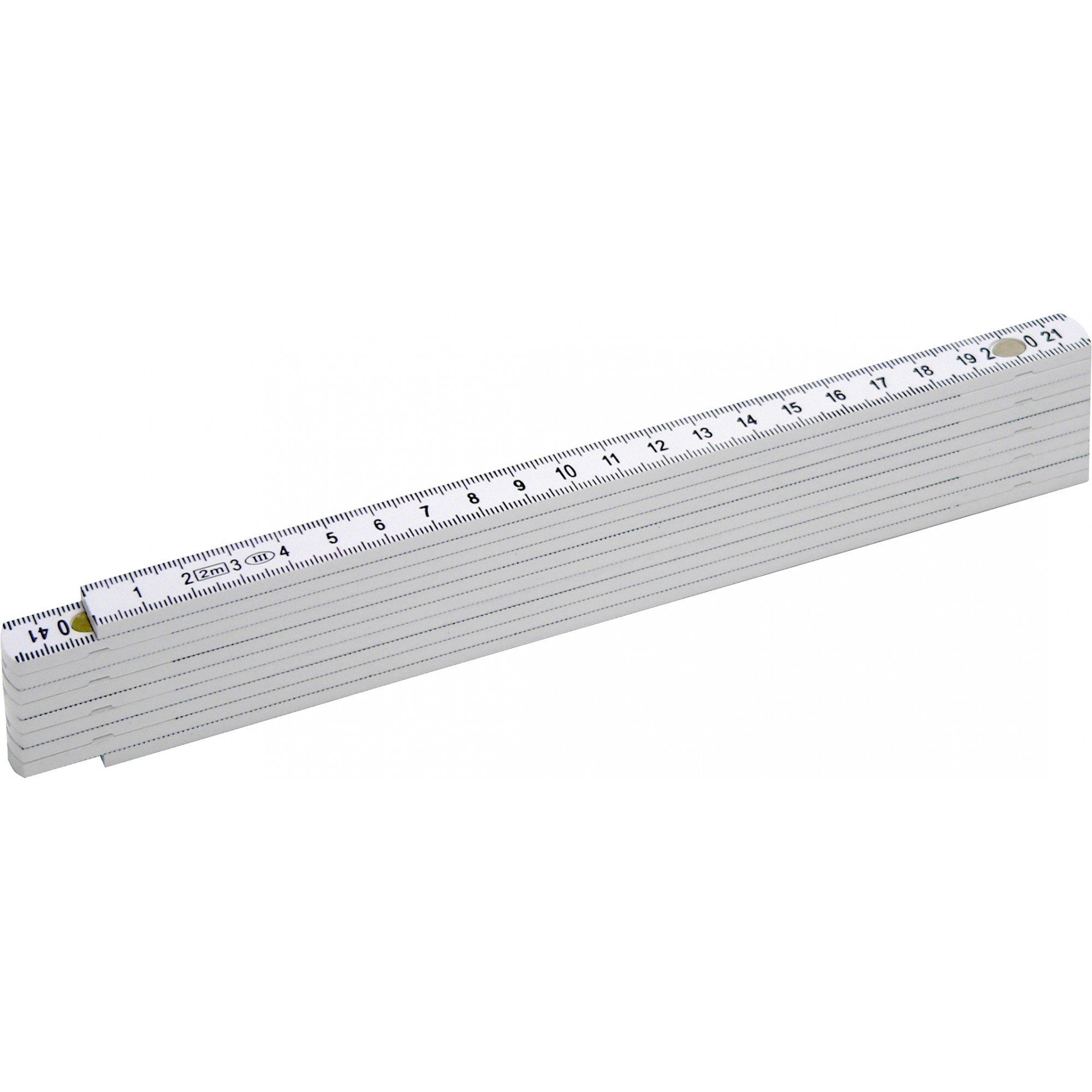 TRIZERATOP Zollstock Zollstock / Gliedermaßstab - 2 m - Kunststoff