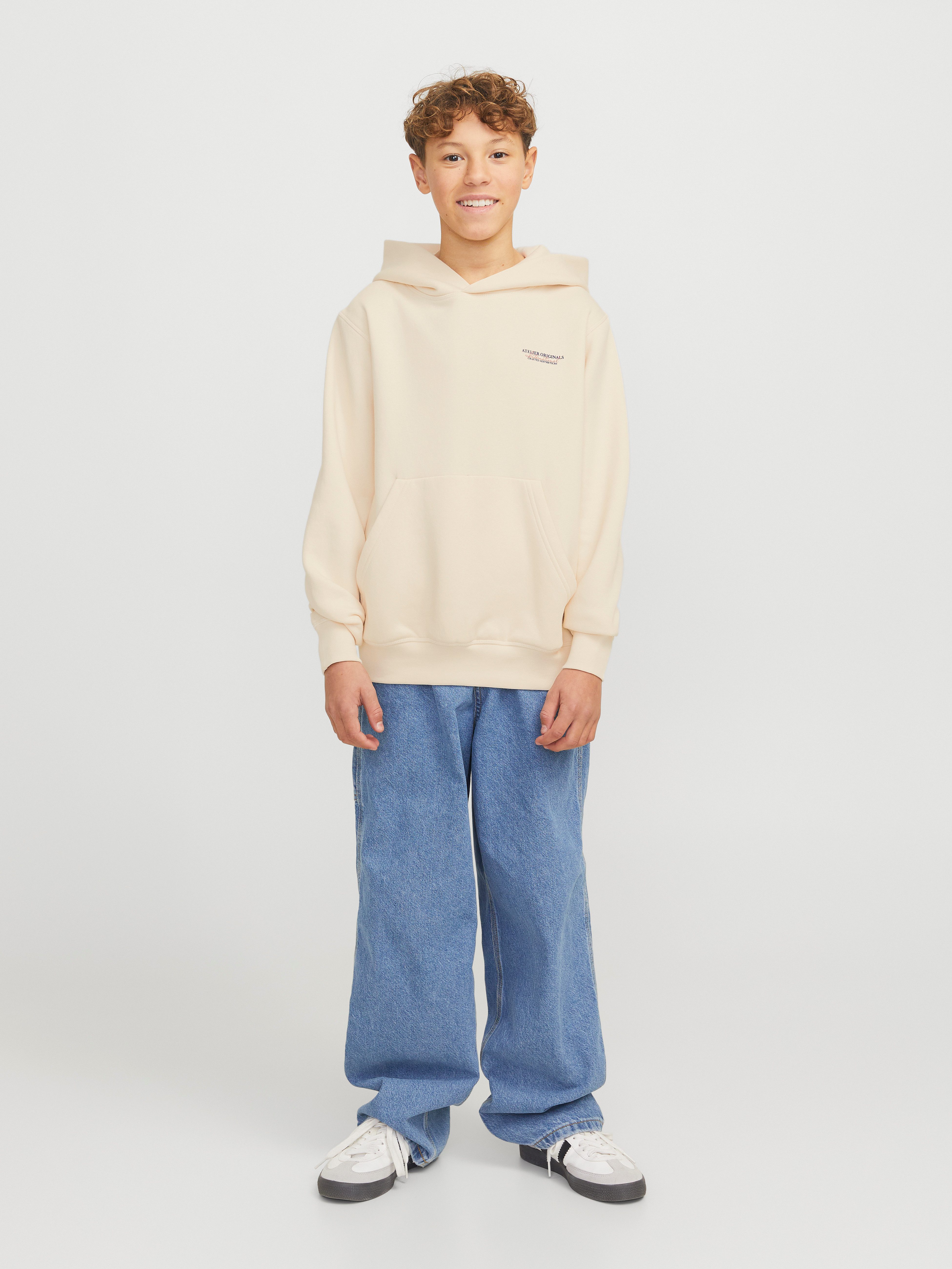 Jack & Jones Junior Kapuzensweatshirt JORISLINGTON BACK SWEAT HOOD SN JNR