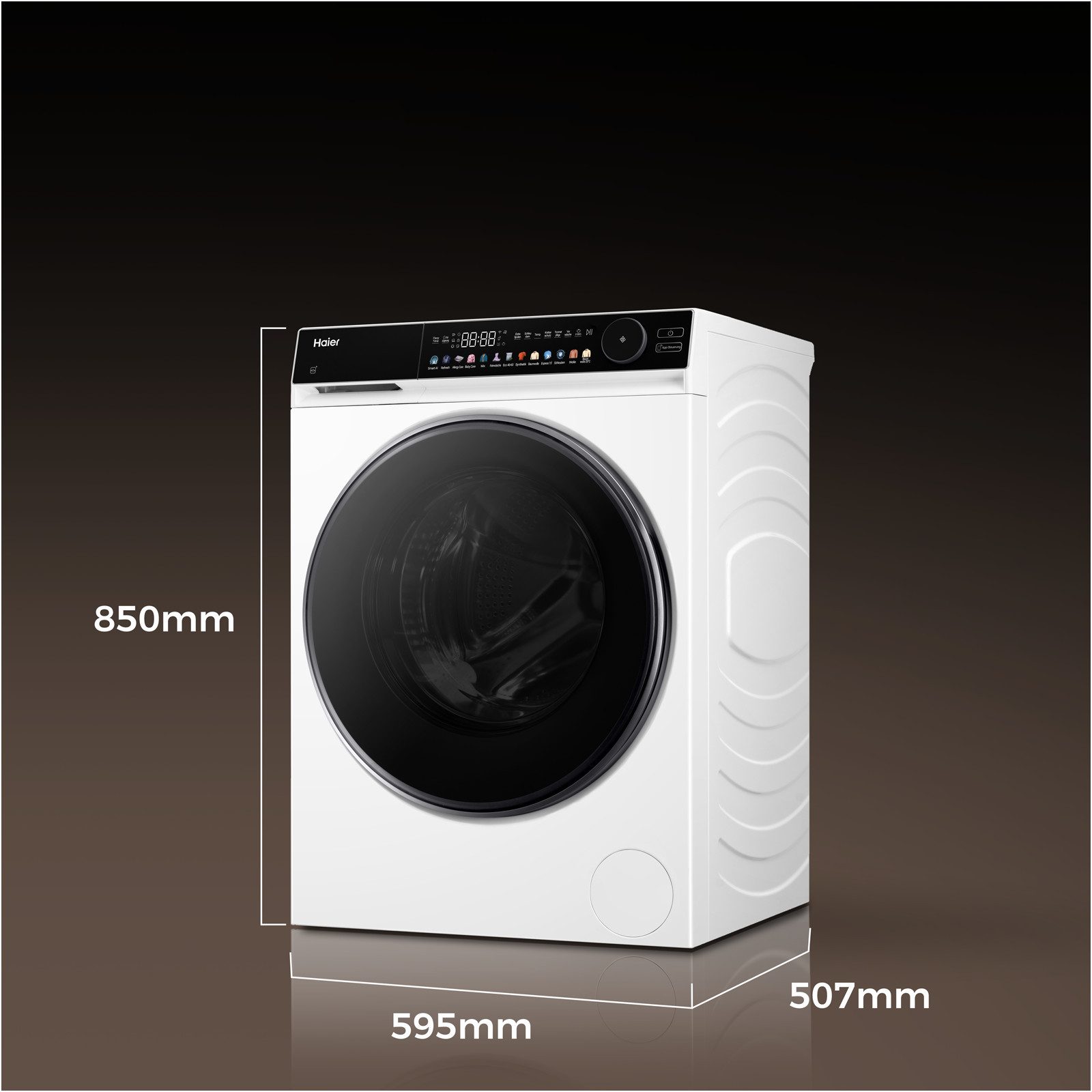 Haier Waschmaschine G7 Serie HW90-B14667TU1, 9 kg, 1400 U/min, Flüsterleiser Direct Motion Motor