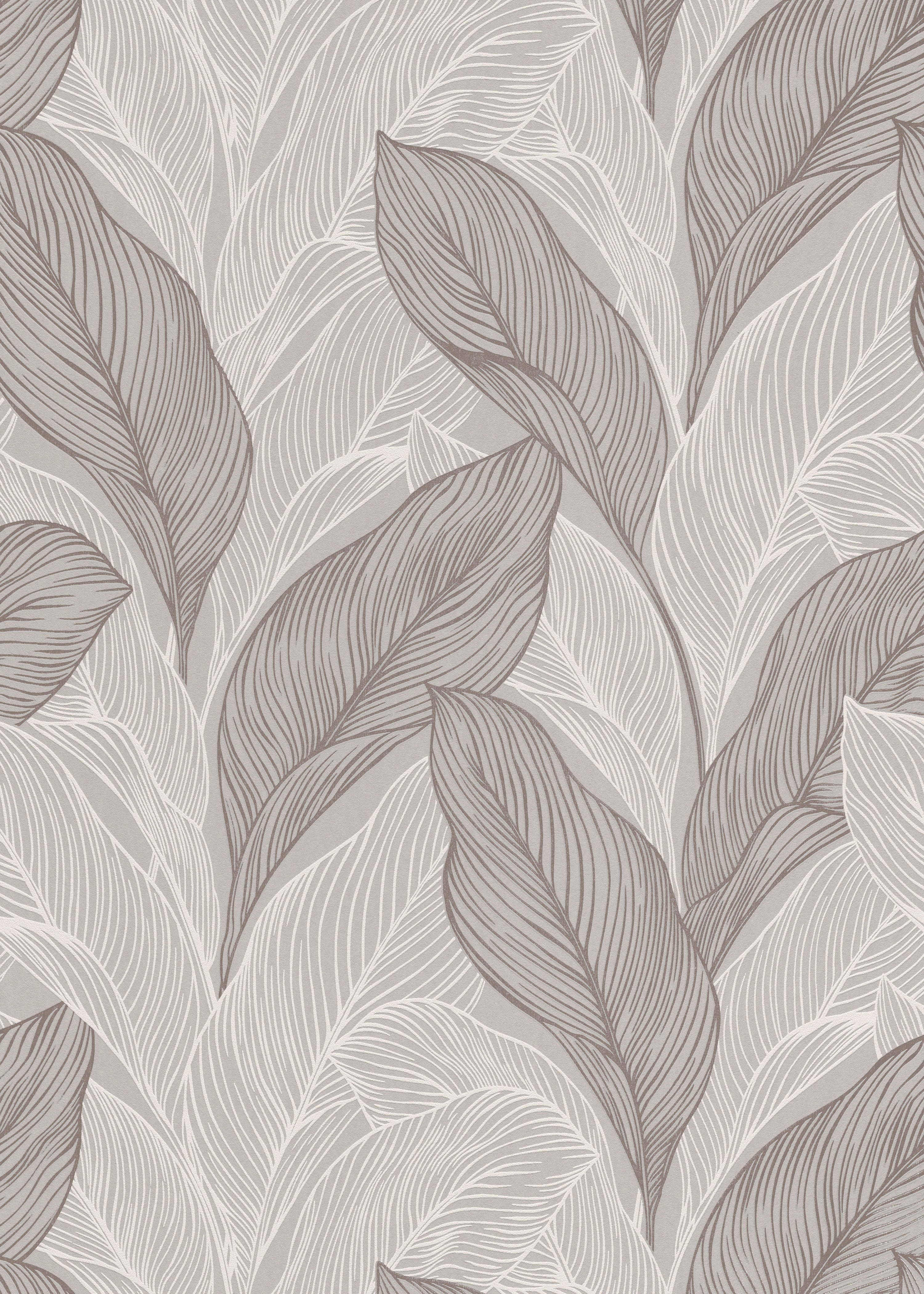 Erismann Vliestapete Mustertapete botanisch beige Erismann 1028238
