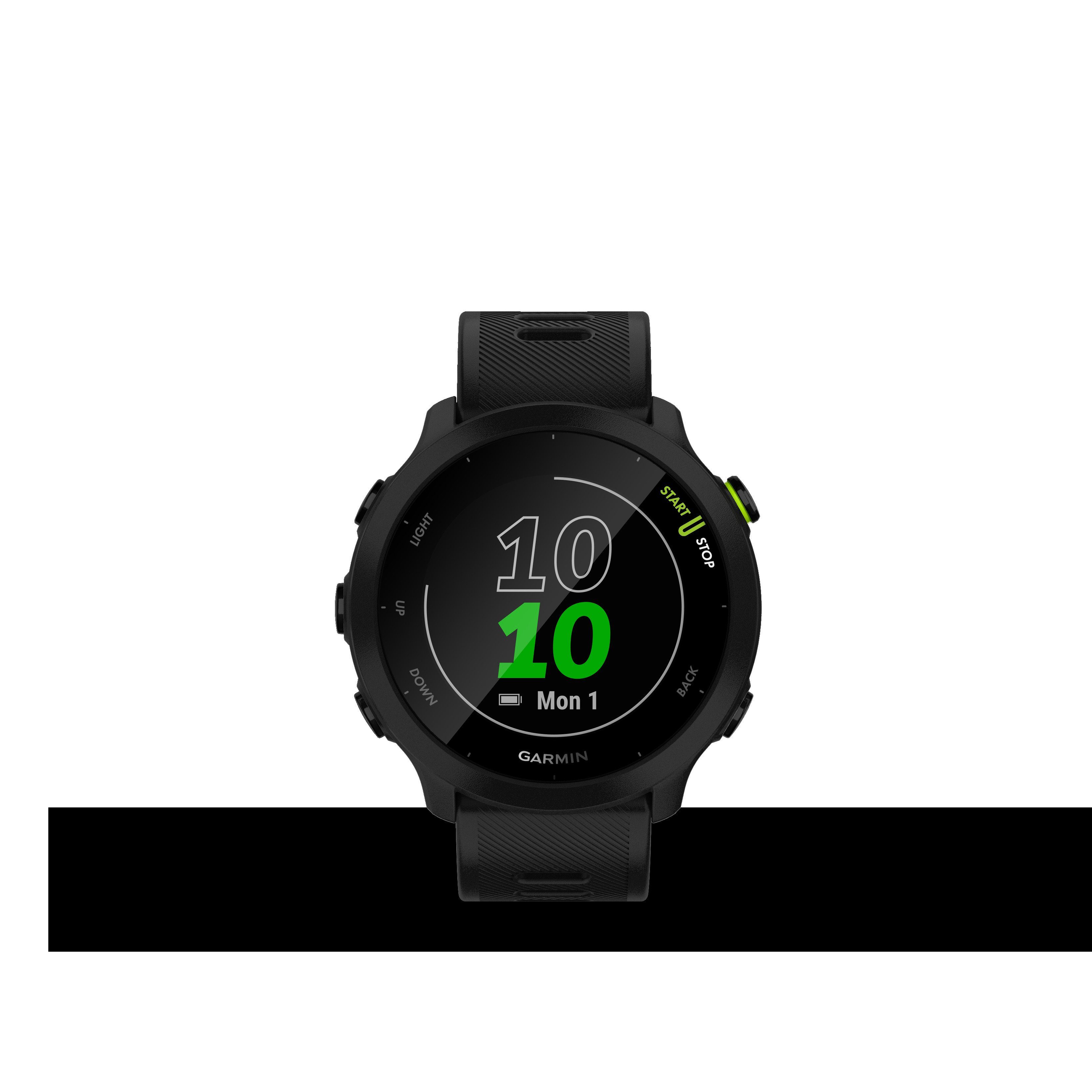 schwarz 55 (2,64 | Multisport- Garmin), Zoll, Smartwatch GPS-Laufuhr schwarz Garmin FORERUNNER cm/1,04