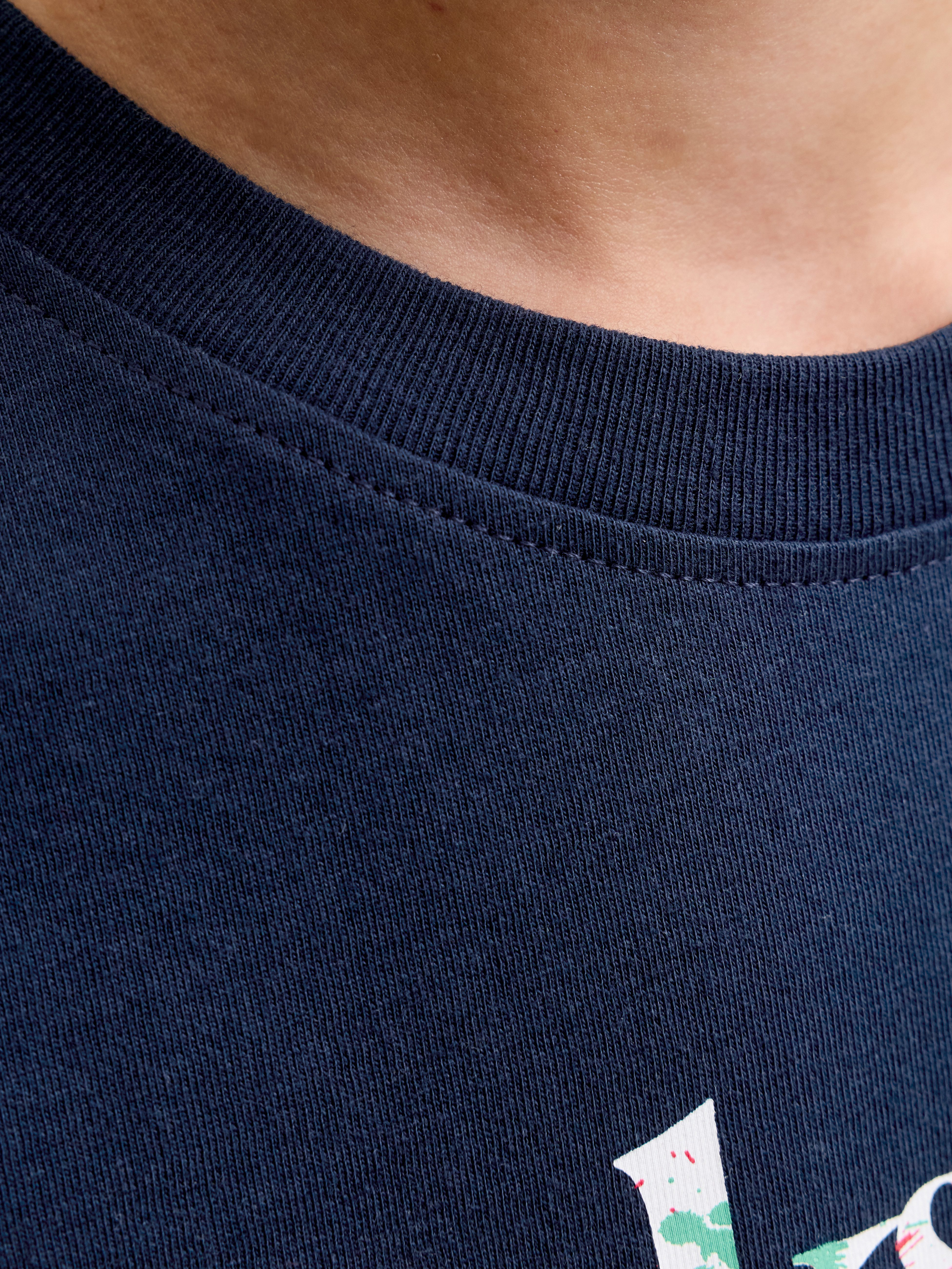 Jack & Jones Junior Rundhalsshirt JJTOM TEE SS CREW NECK SN JNR Baumwolle, regular fit – Bild 4 von 5