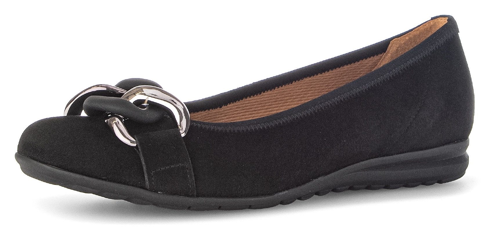 Gabor FLORENZ Ballerina, Keilabsatz, Bequemschuh, Slipper, günstig online kaufen