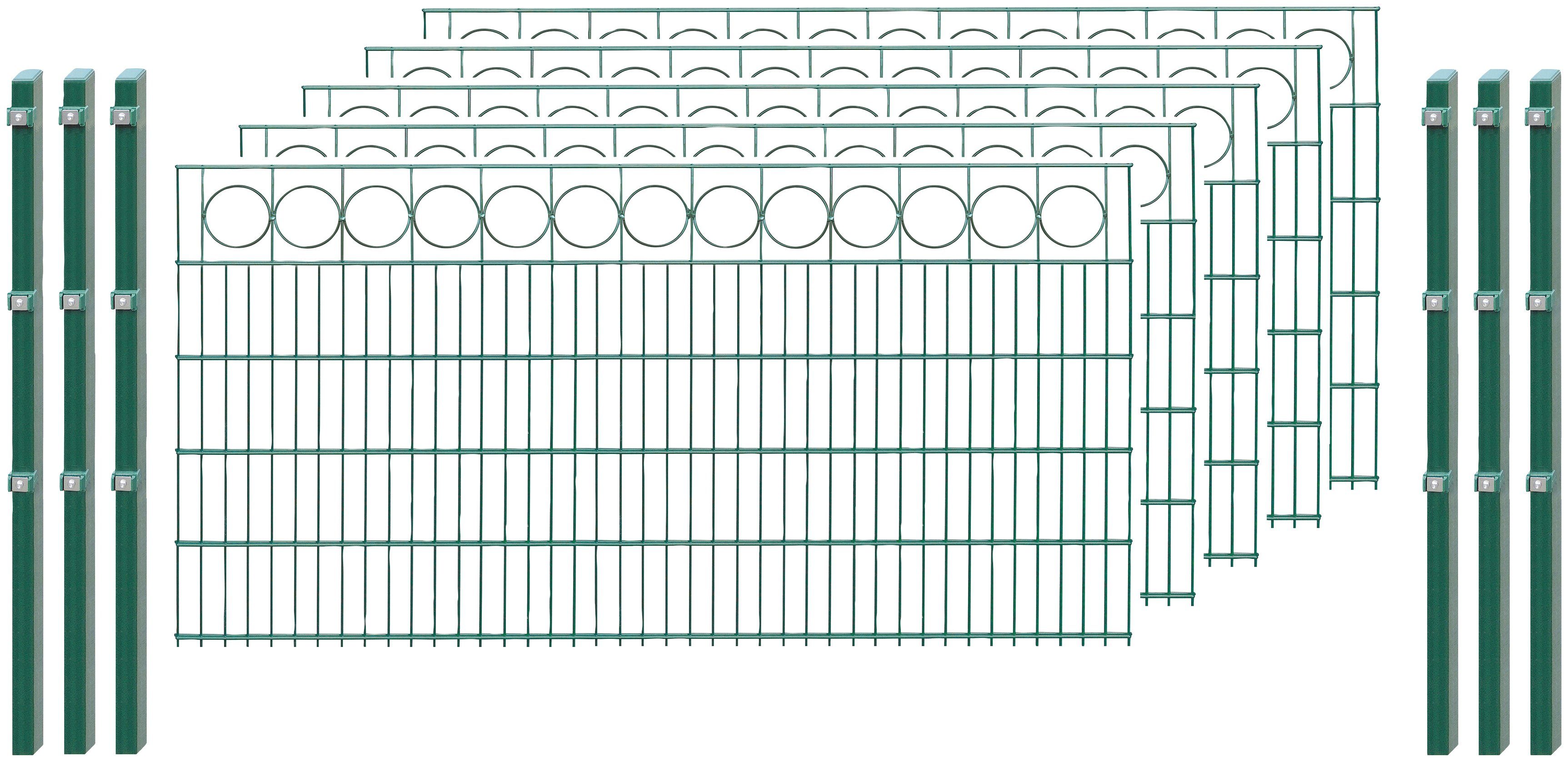 Arvotec Doppelstabmattenzaun 858 94, (Set), 100 cm hoch, 5 Matten für