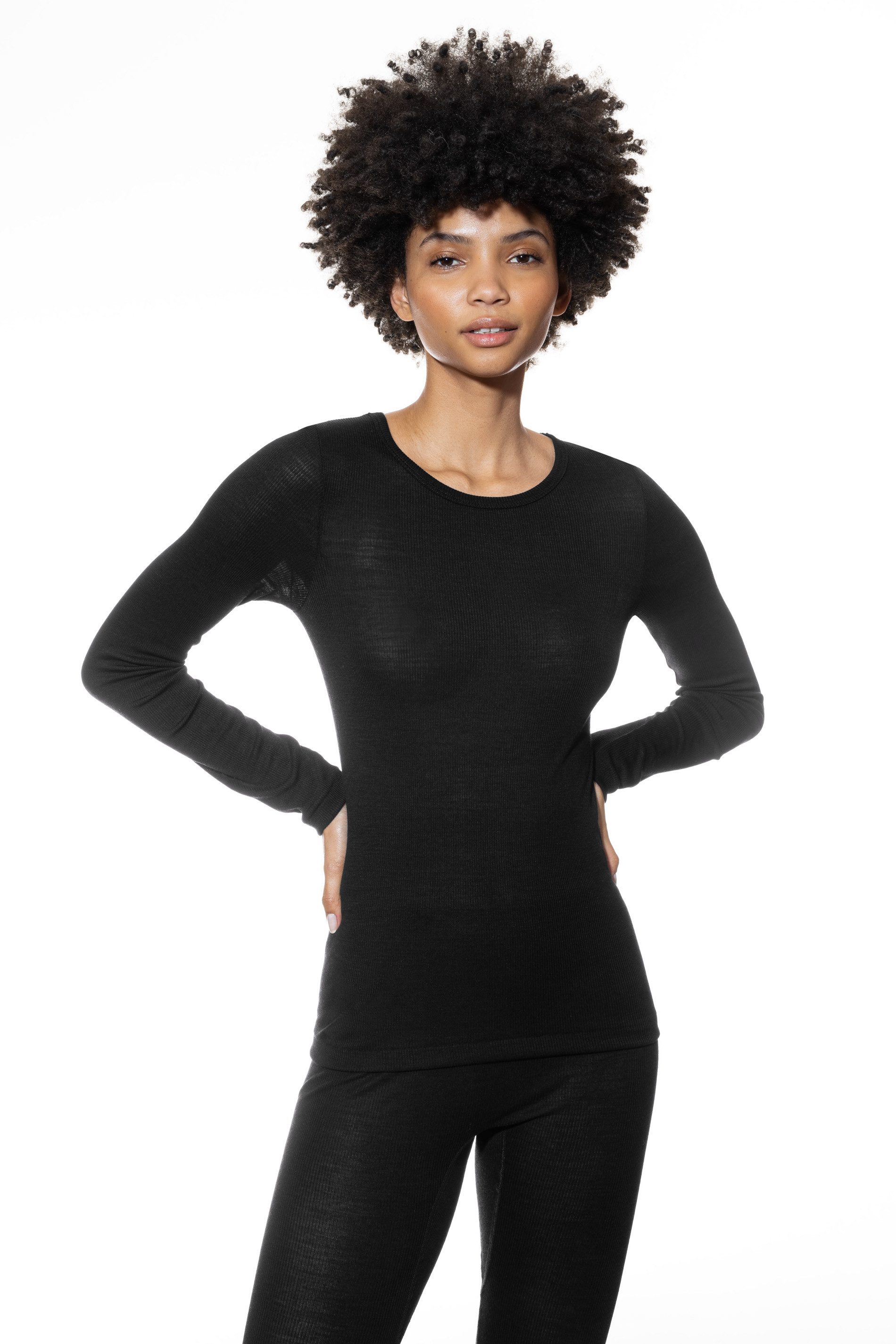 Mey Langarmshirt Wool Love schmale Passform, günstig online kaufen