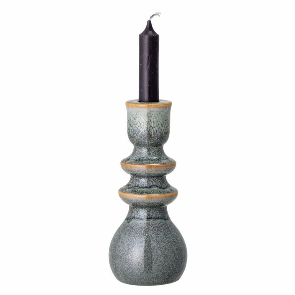 Bloomingville Kerzenständer 1 cm), Dänisches Design (Kerzenleuchter, Ernie 8 Grün, x 19 St., Steingut