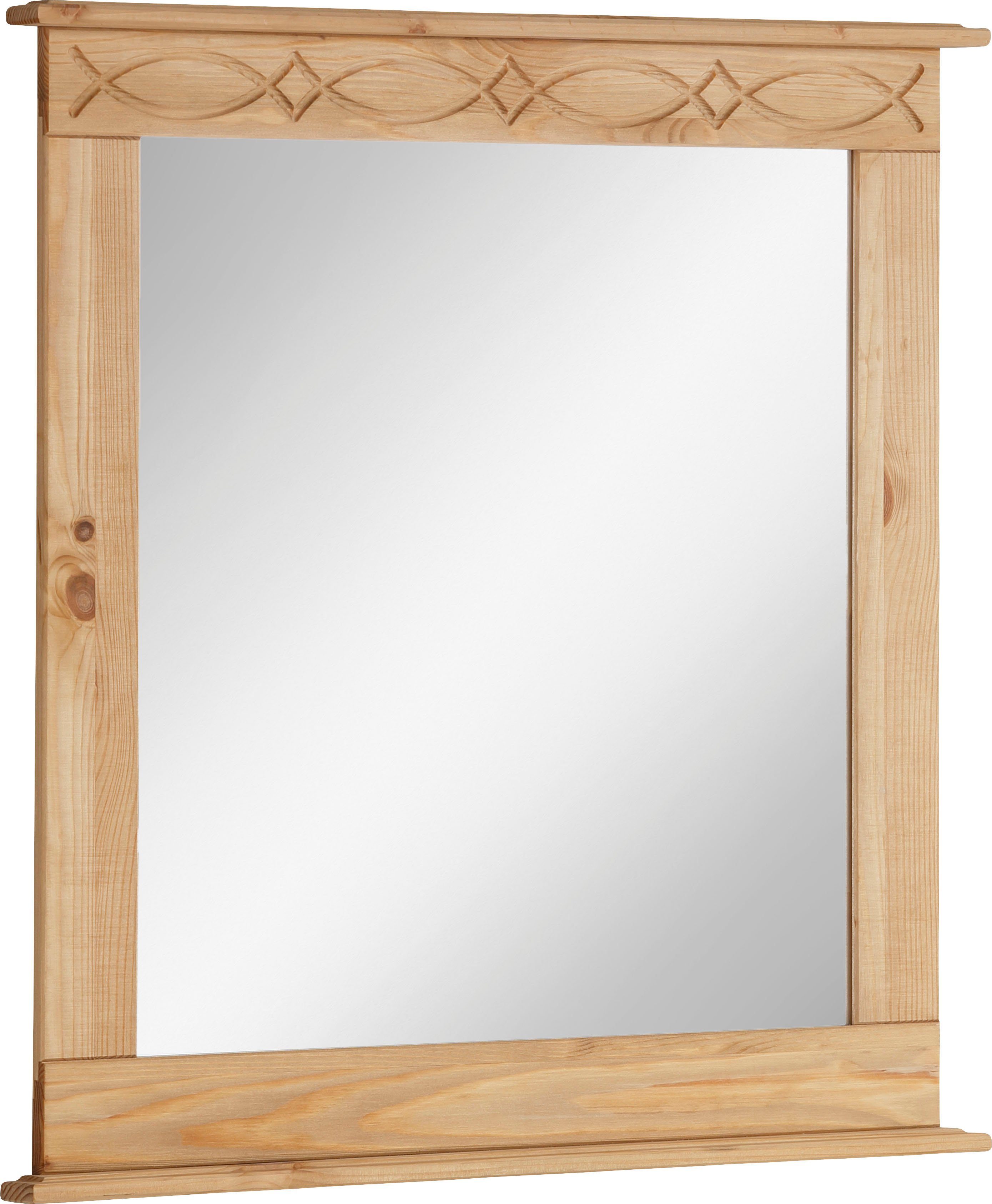 OTTO home Spiegel Indra, Rahmen aus massiver Kiefer