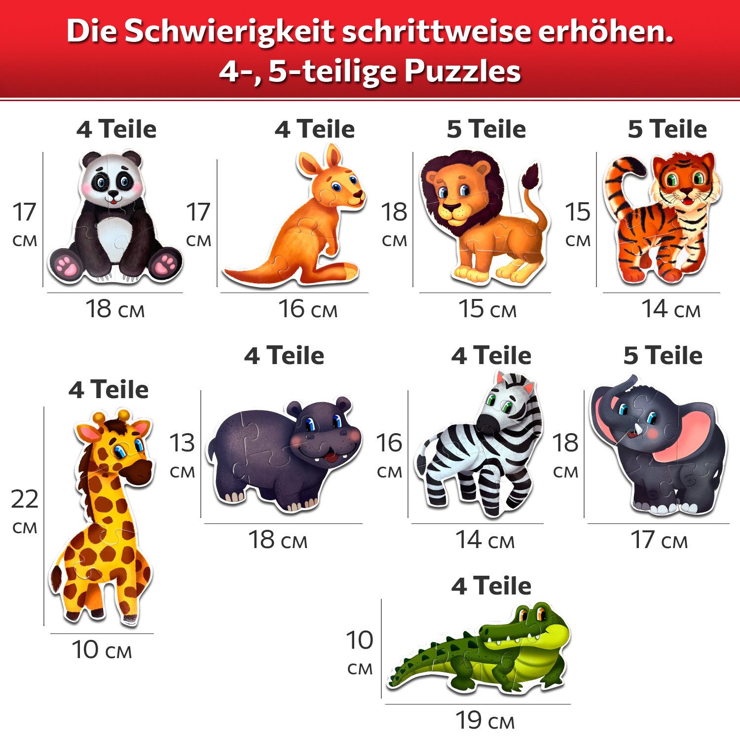 MAGNIKON Puzzle Puzzles für Kleinkinder Große günstig online kaufen
