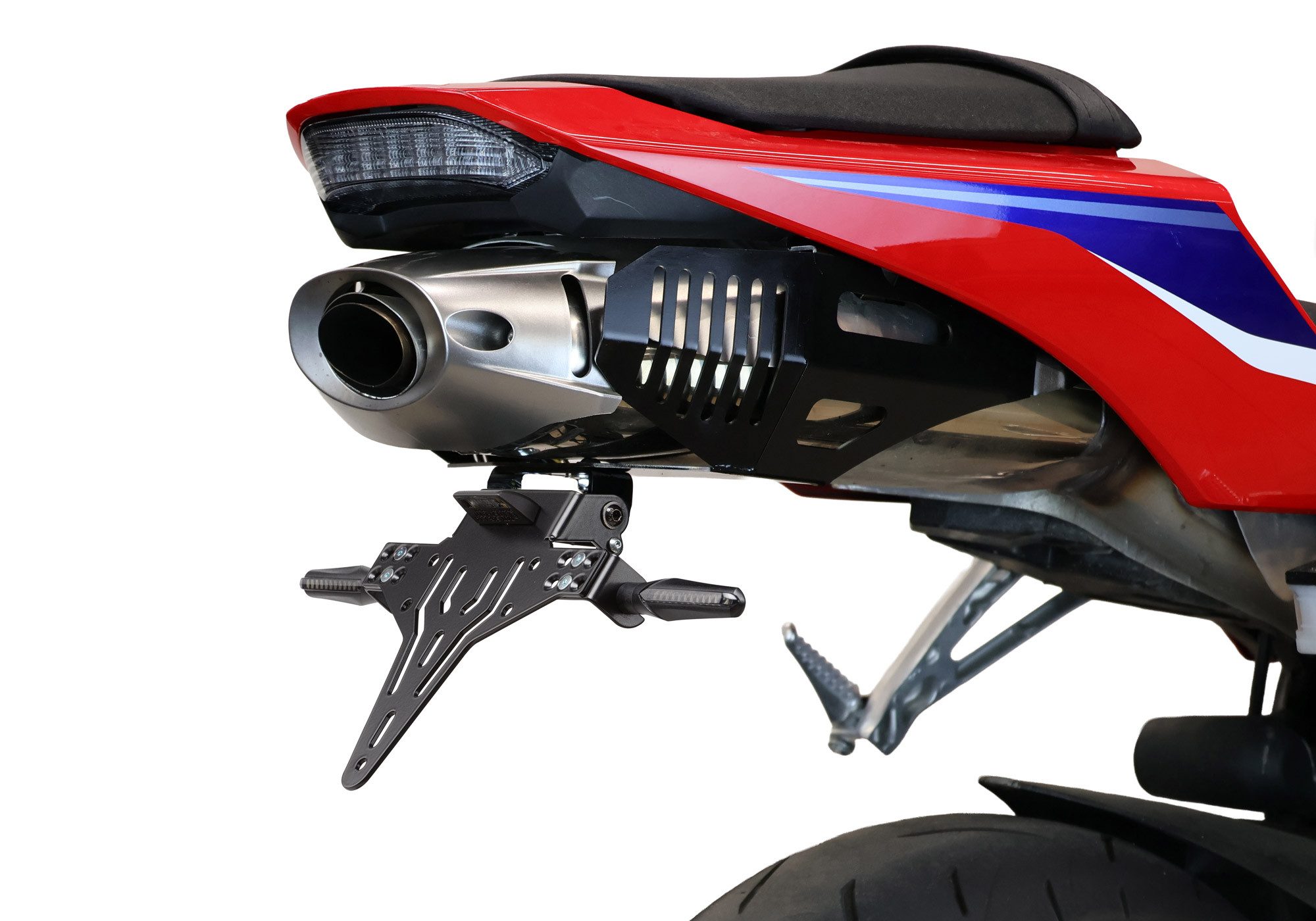 PROTECH Motorradhose Kennzeichenhalterset inkl. Reflektor und Kennzeichenbeleuchtung Edels