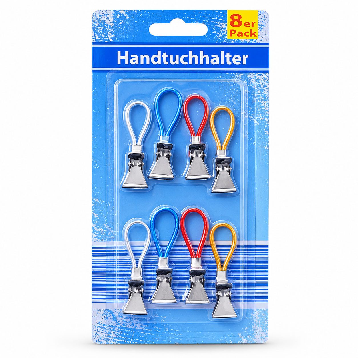 VABIONO Handtuchklemme Handtuchclips Tuchklemme Geschirrtuchhalter Handtuchhalter Klemmen, Versch. Farben, KOSTENLOSER VERSAND