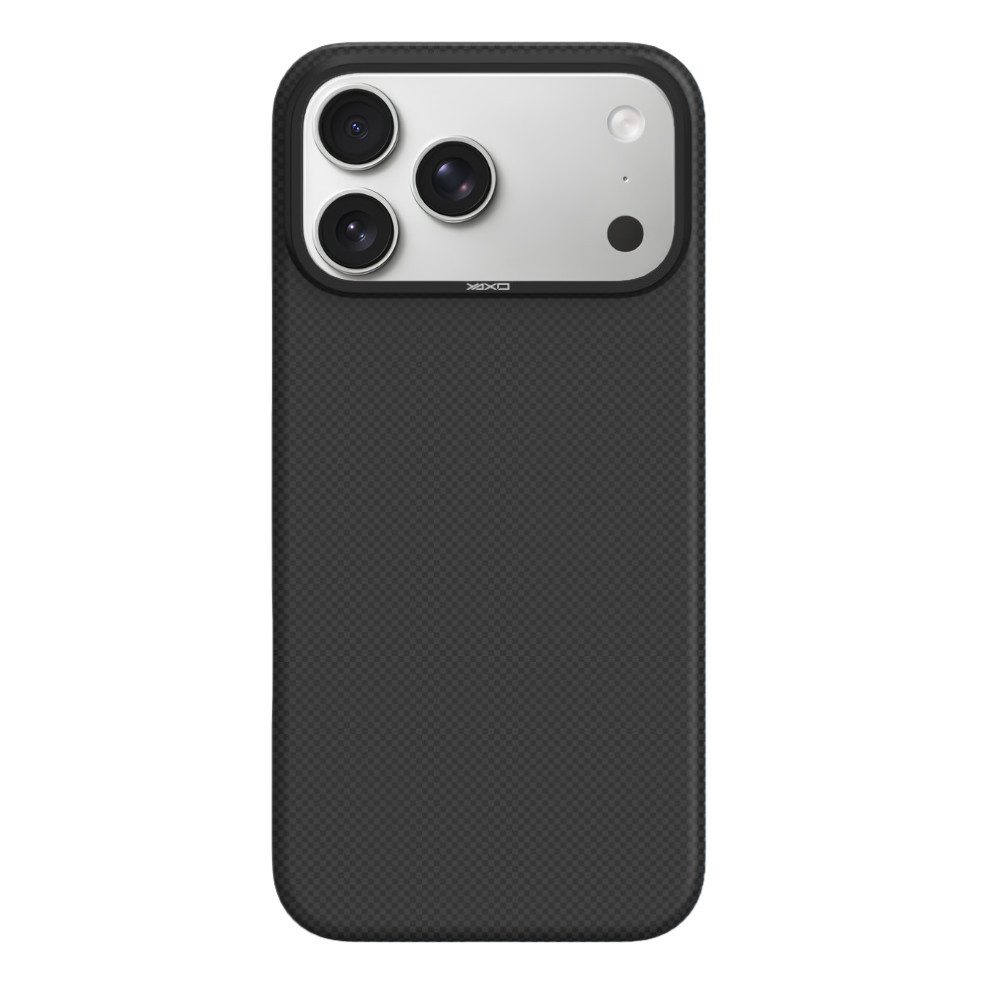 YAXO Smartphone-Hülle Aramid Case iPhone 17 Pro Max MagSafe ultradünn Kevlar stoßfest Kameraschutz Slim Cover kabelloses Laden dünn leicht robust Bumper, Aramidfaser