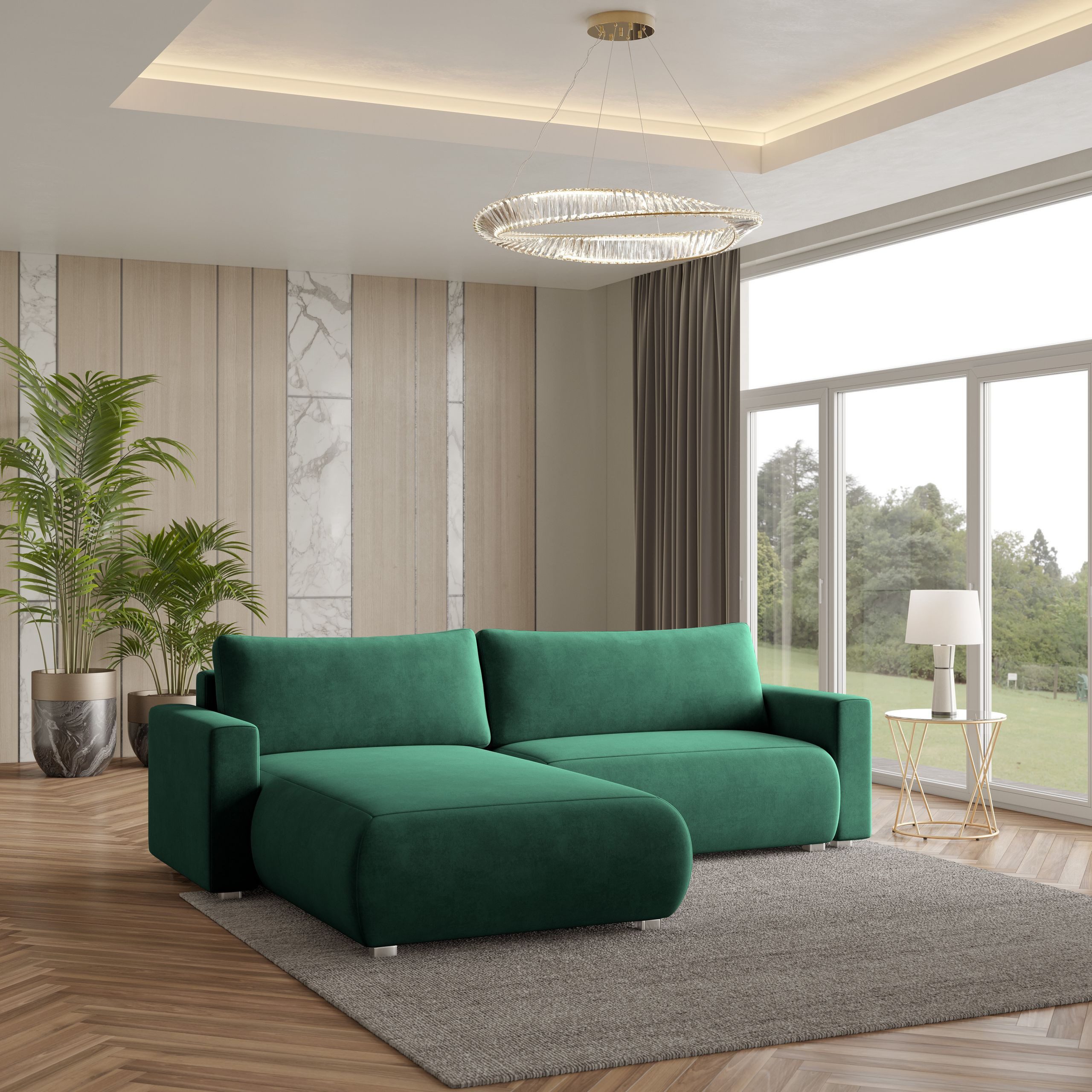 Masseno Ecksofa TURIN mit Schlaffunktion L-Form, günstig online kaufen