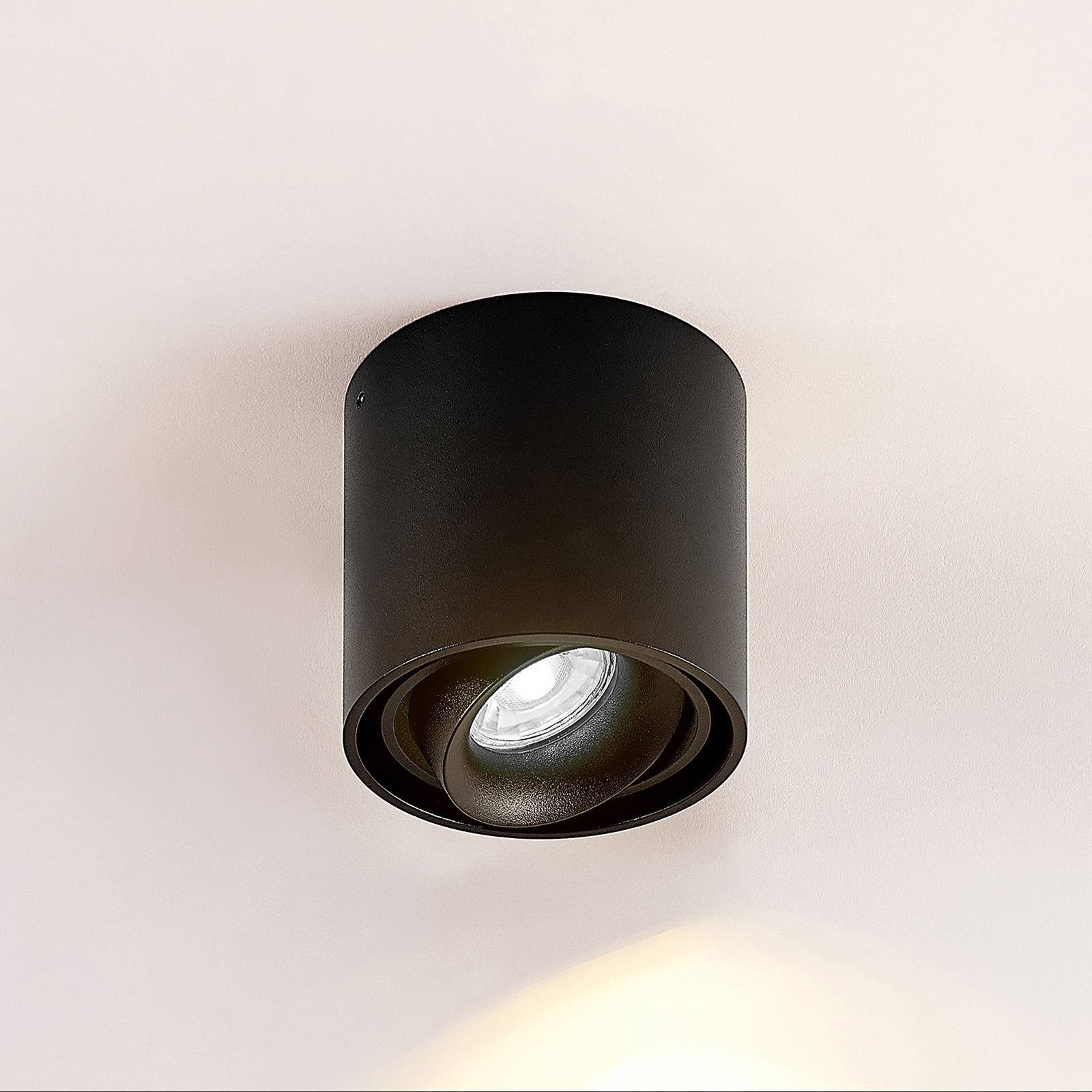 Arcchio Deckenleuchten Walza, Metall, Schwarz IP20, 1 x 50 W