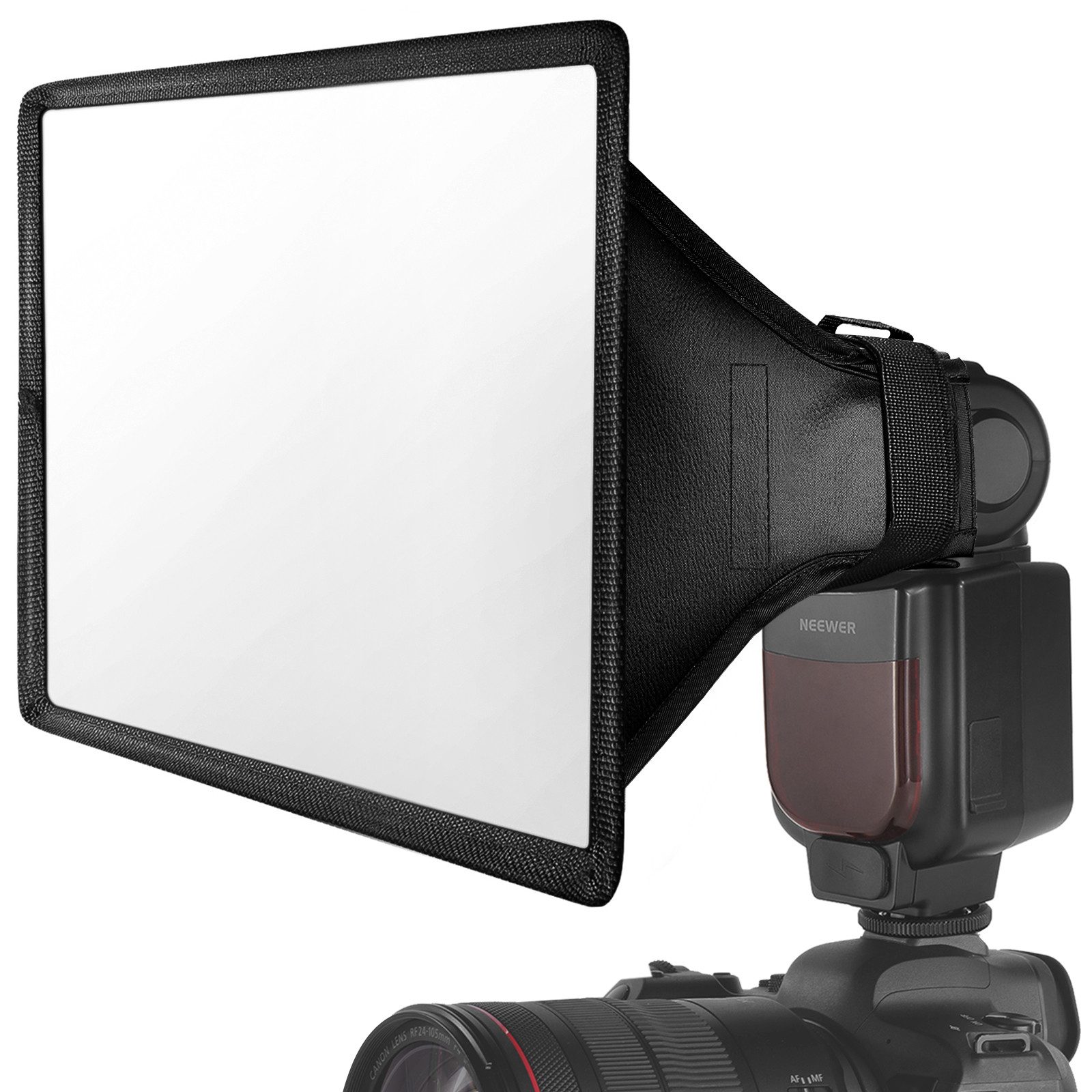 Neewer Softbox NS-1108 11x8" Blitz-Softbox, zusammenklappbar, mit Aufbewahrungstasche, Blitzdiffusor für Canon Nikon Sony Godox NEEWER Aufsteckblitzen
