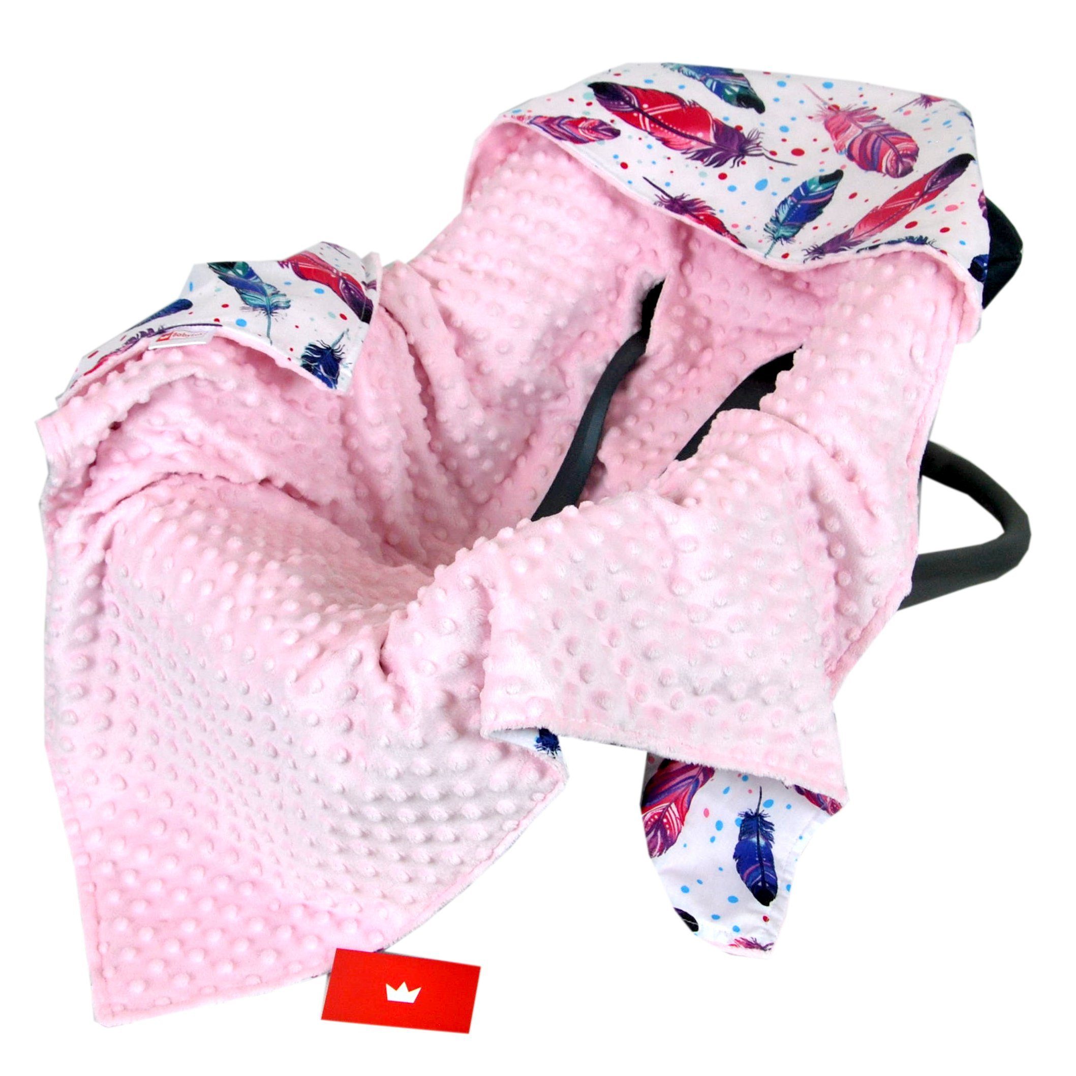 Einschlagdecke BabyLux Baby EINSCHLAGDECKE Babyschale 90x90 günstig online kaufen