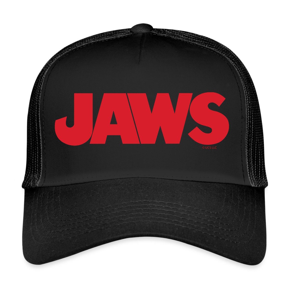 Spreadshirt Trucker Cap Der Weiße Hai Jaws Klassisches Logo Trucker Cap (1-St)