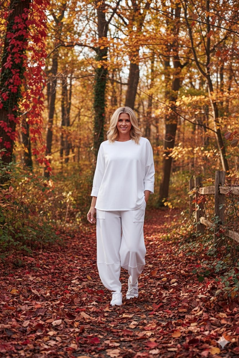 simaranda Jogginganzug Damen Jogginganzug 6172 36-42 Weiß günstig online kaufen